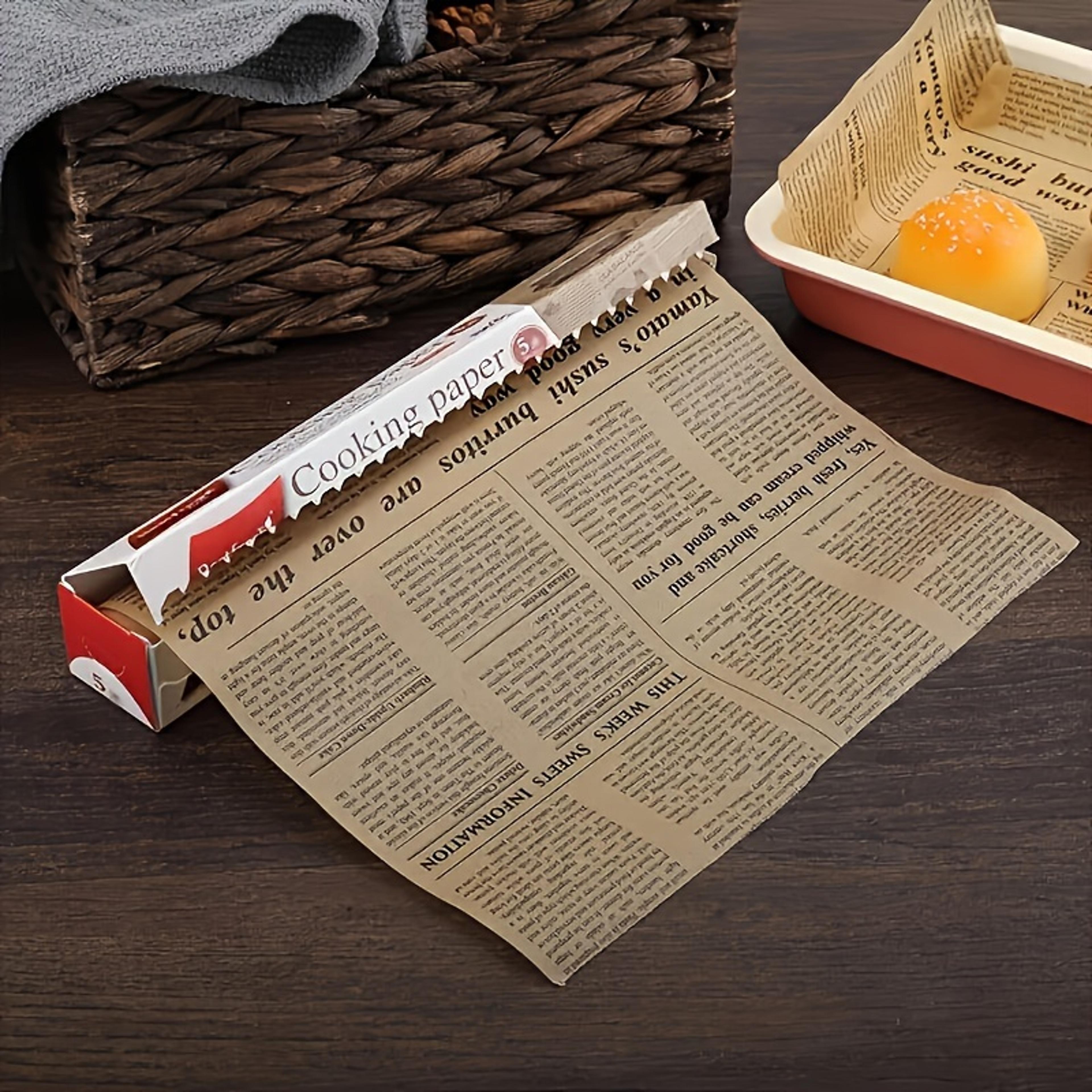 Parchment Paper Baking Tools Food Grade Grease Paper Sandwich Burger Wrappers Cookie Oilpaper 1