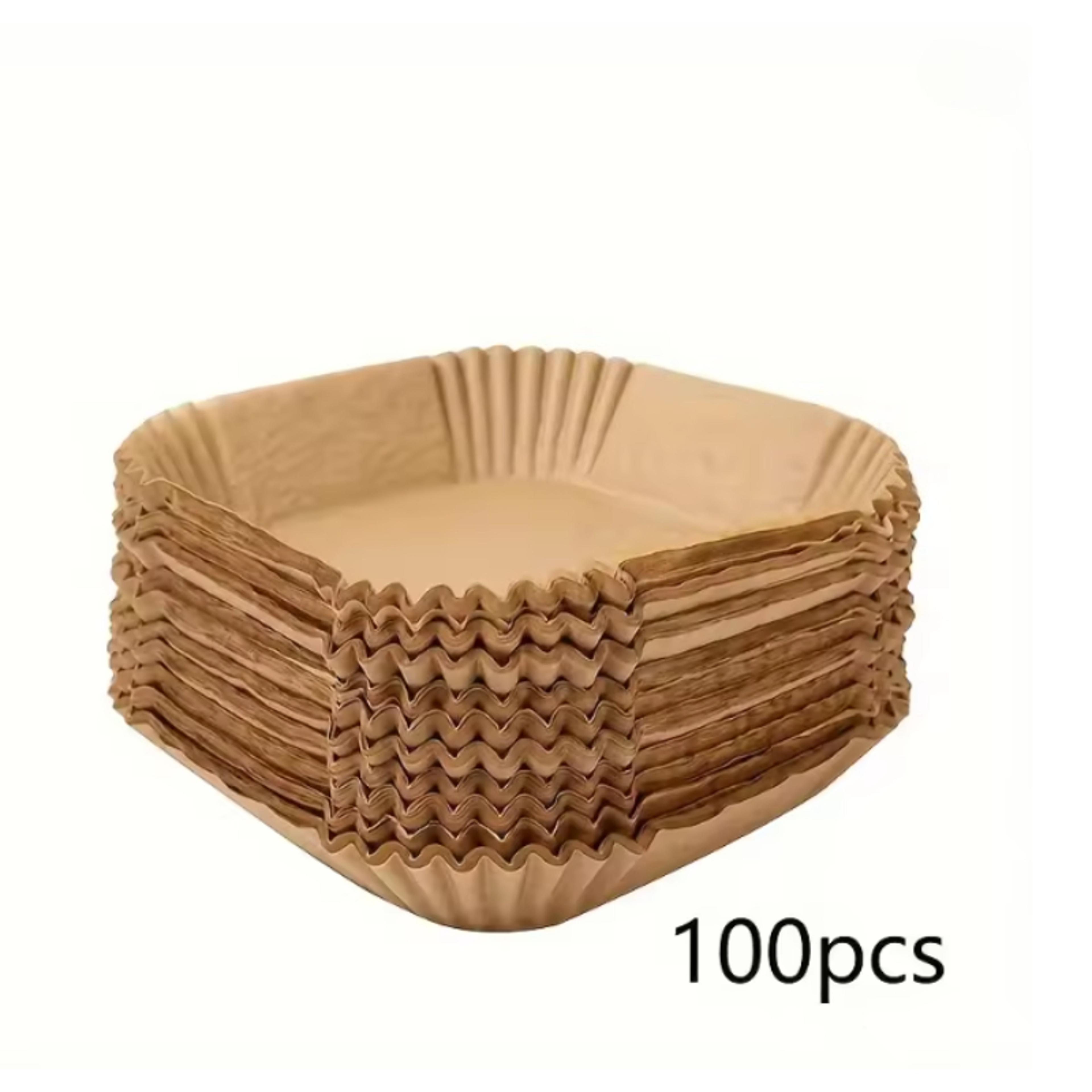 Air Fryer Disposable Paper Liner Silicone Oil Paper Absorbing Pad For Food Plate 5