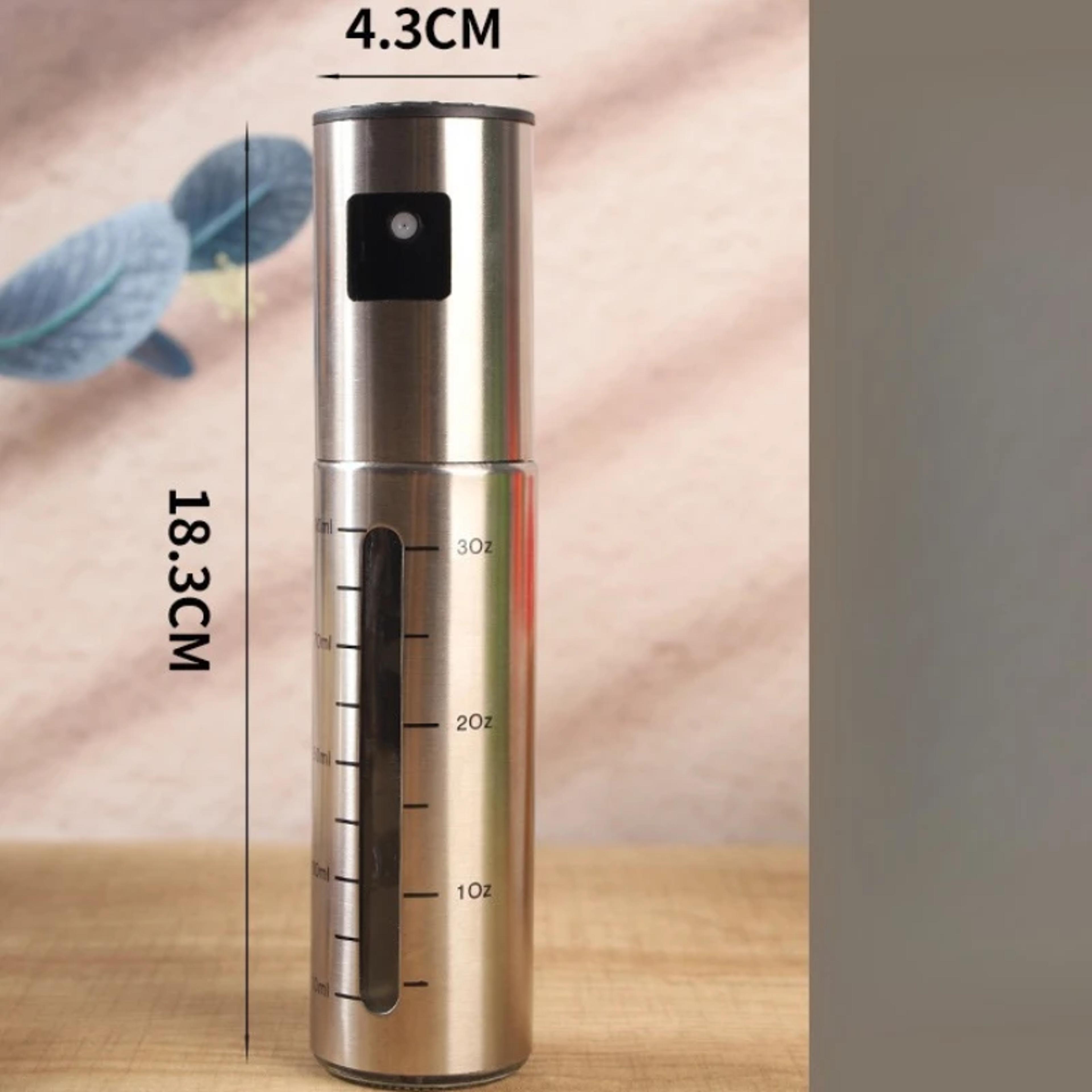 Cooking Stainless Steel LeakProof Oil And Gas Frying Pan Barbecue Pan Seasoning Bottle With Scale B 5