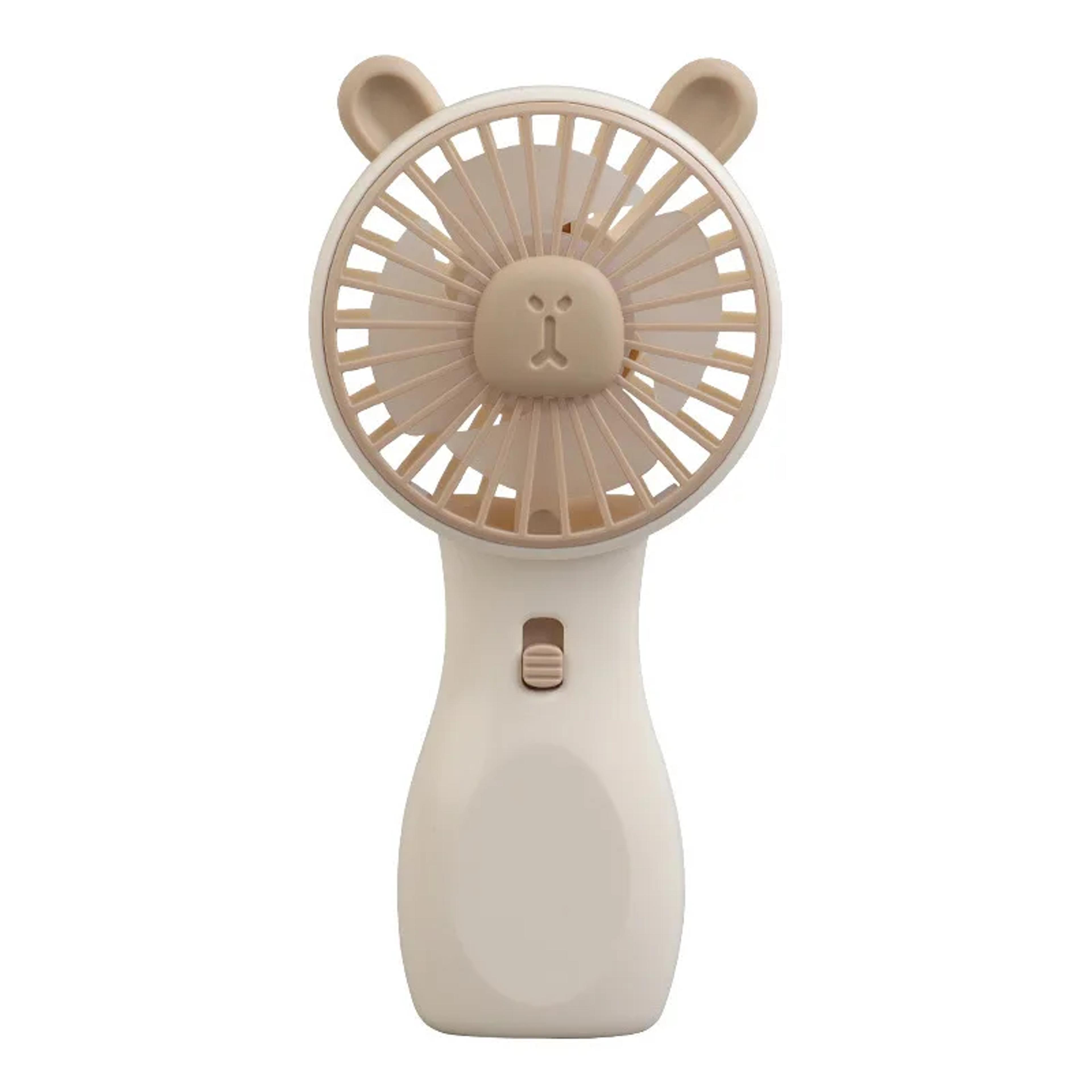 cool cartoon mini handheld fan, summer rechargeable fan, student gifts, office supplies