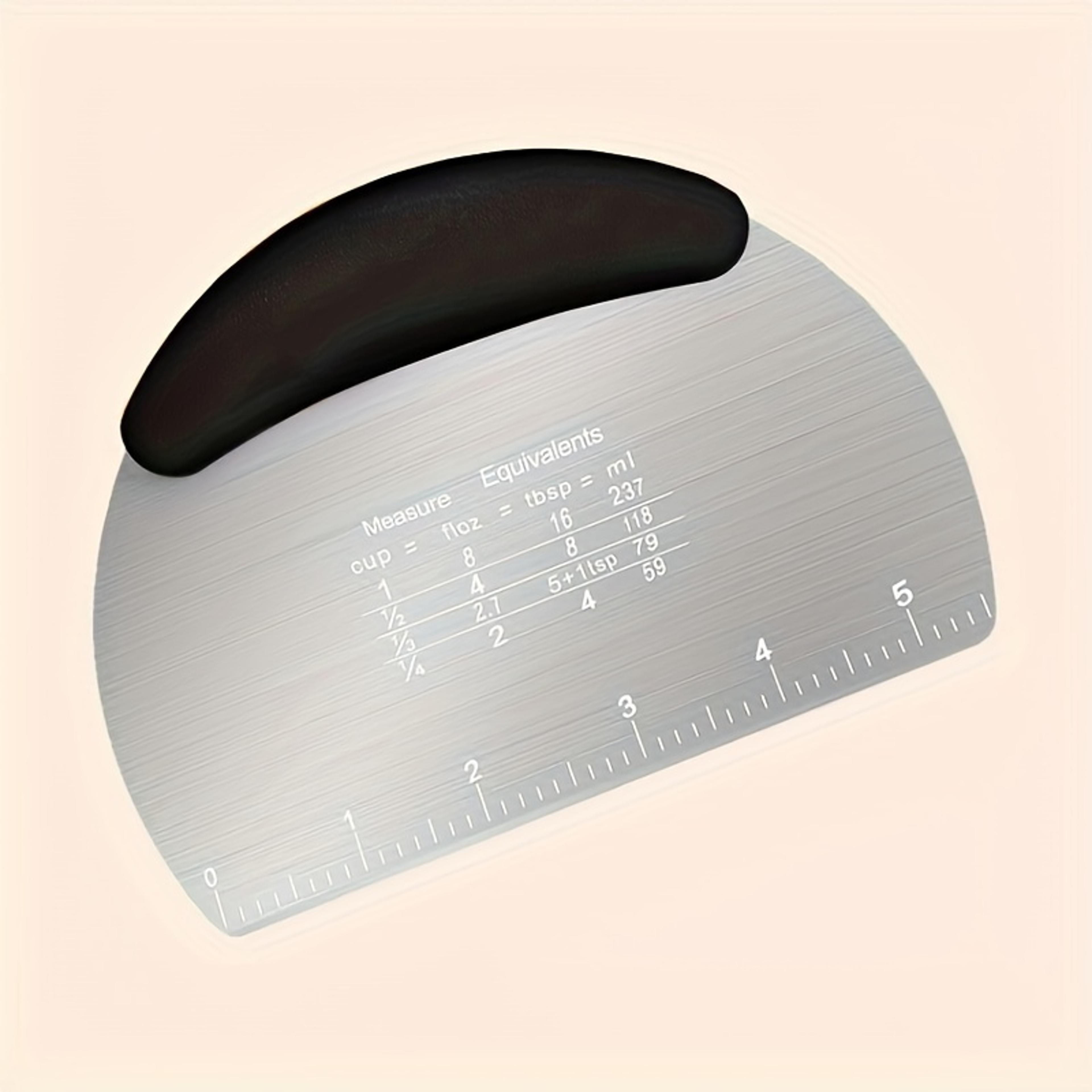 Stainless Steel Dough Scraper Multi Use Baking Tool For Pastries And Bread Holiday Safe Kitchen Gad 6