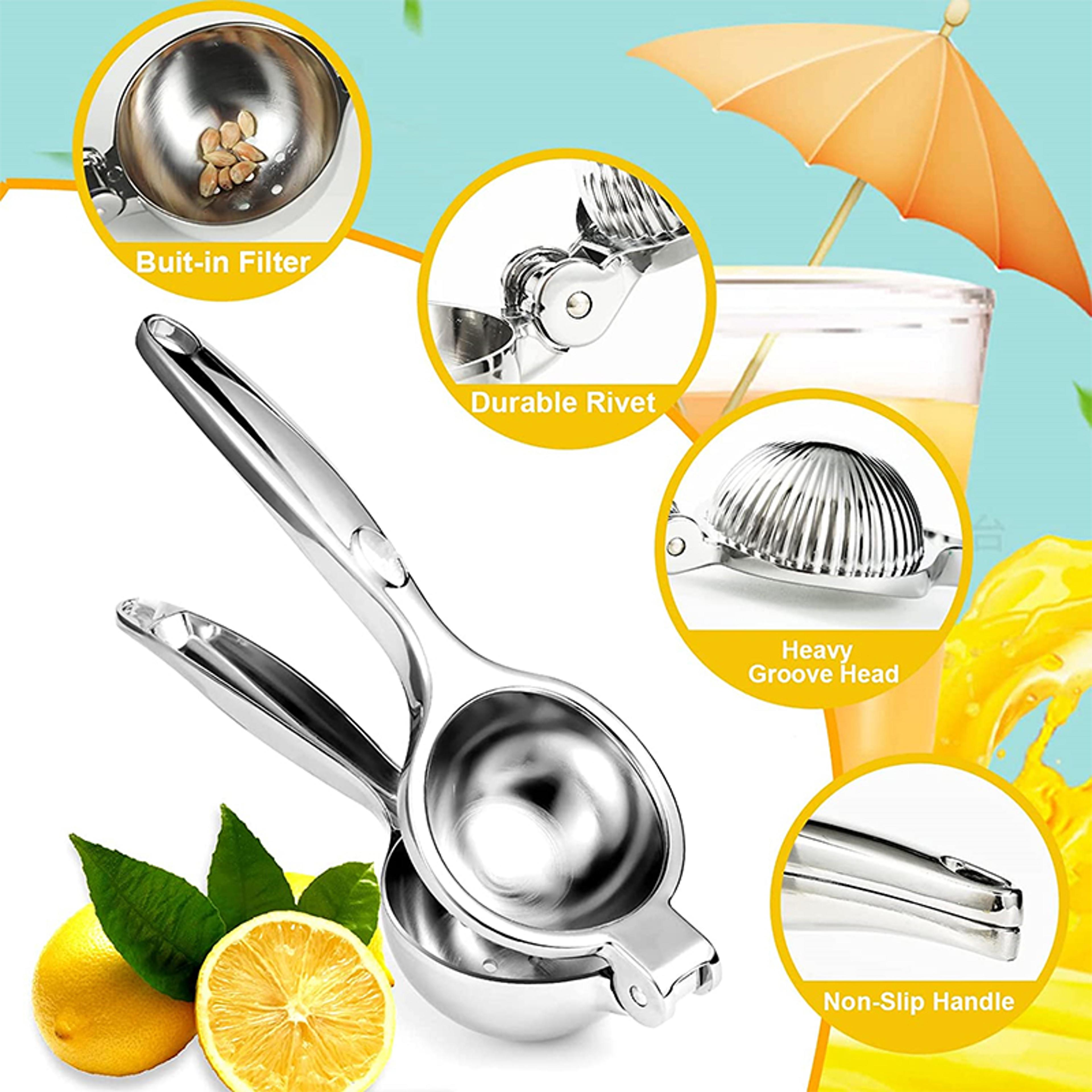Premium Lemon Squeezer Zinc Alloy Manual Press Juicer Lime Squeezer For Citrus And Orange Fruits 1