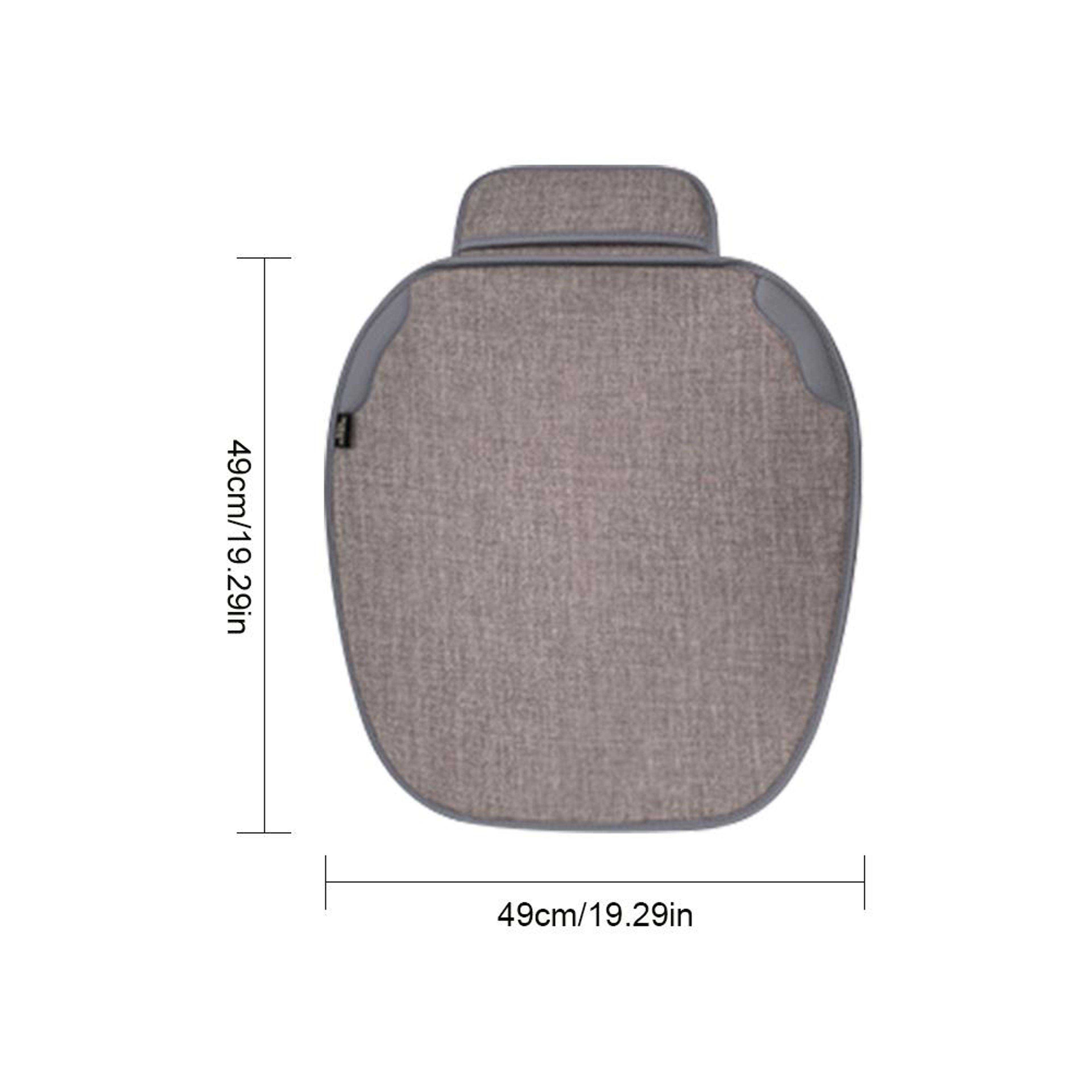 Car Breathable Flax Seat Cover Universal Front Seat Protector Anti Dust Anti Scratch Cushion Covers