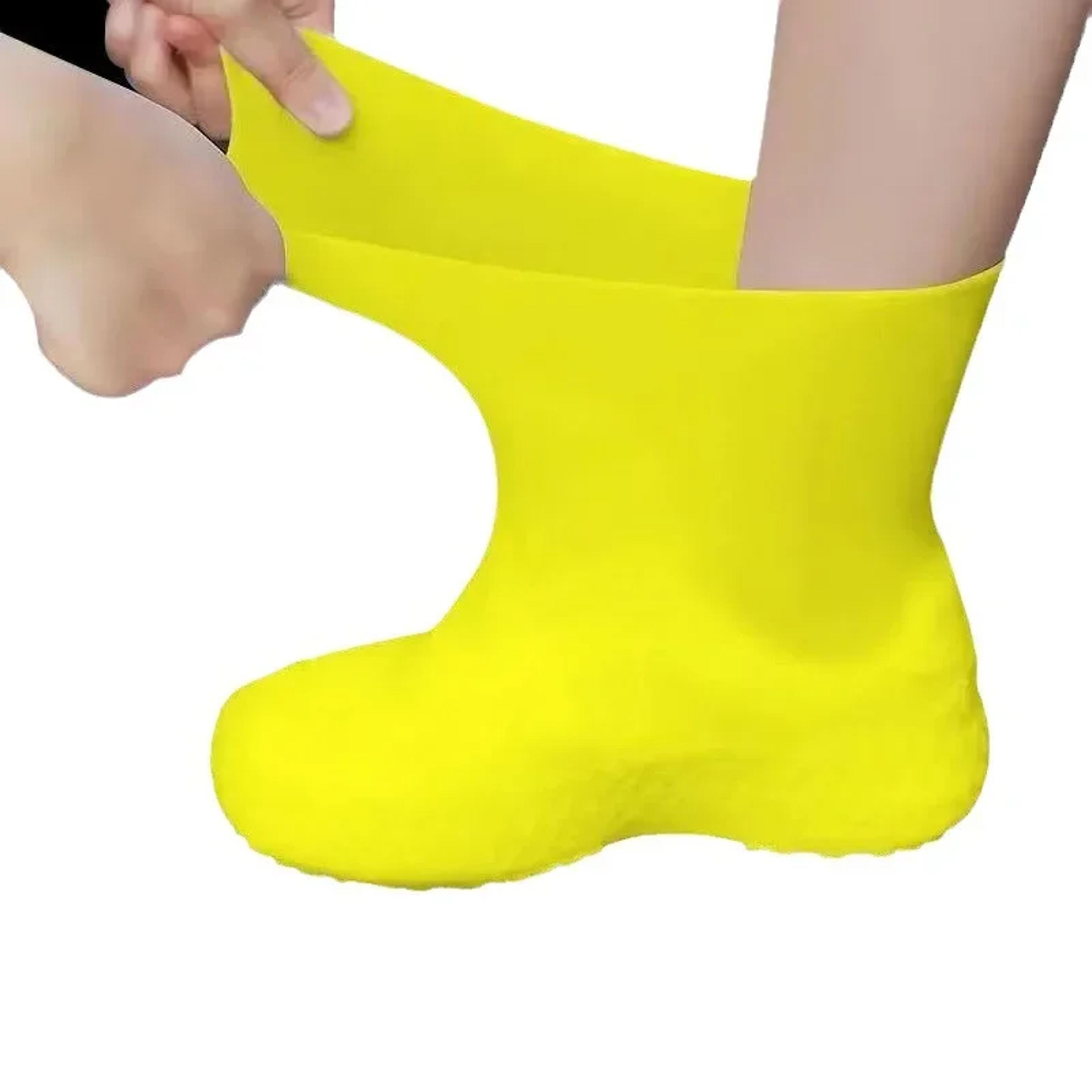 silicone waterproof shoe covers, rubber rain gear for outdoor protection
