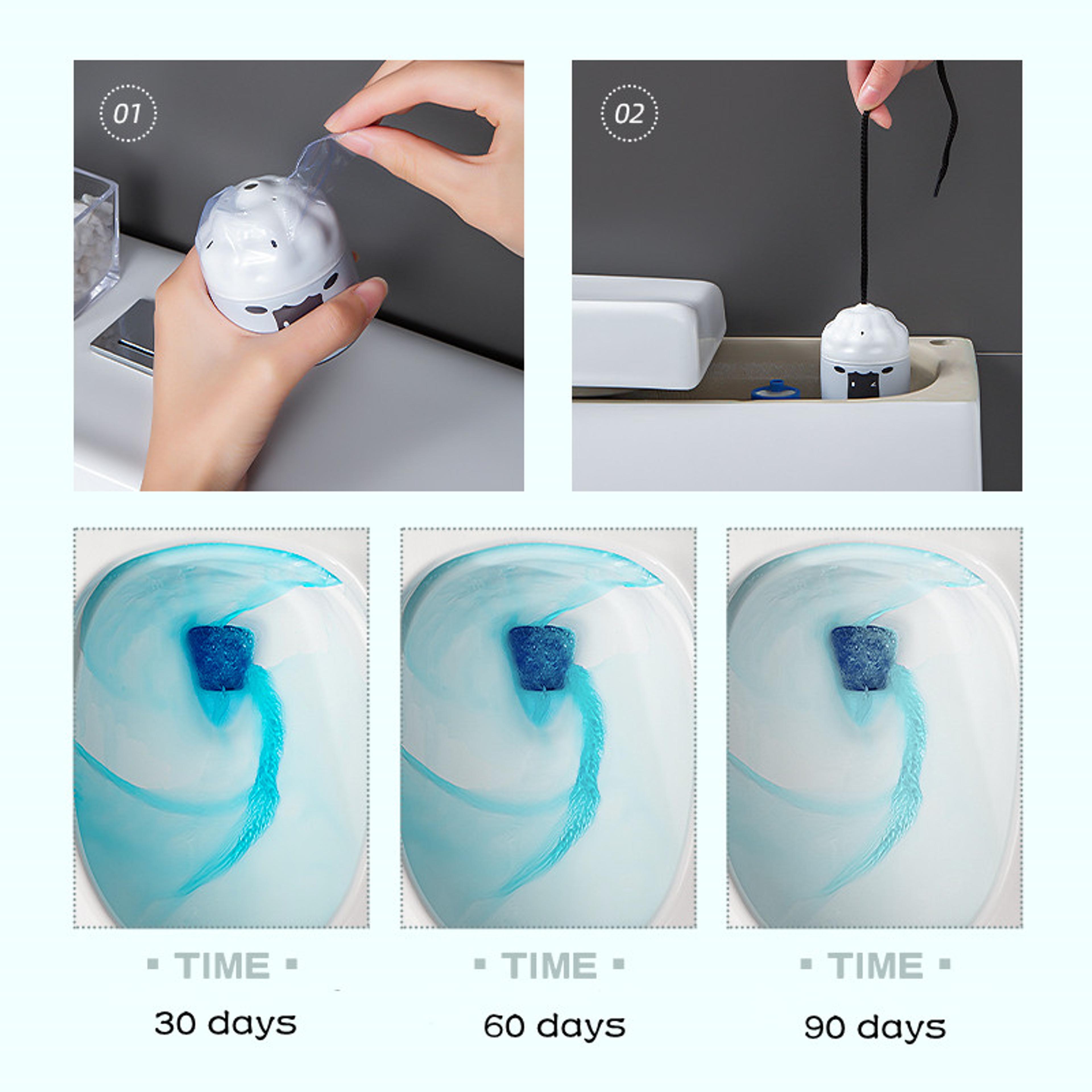 Toilet Bowl Automatic Cleaner Toilet Deodorization Fragrance Tablet Solid Cleaner For Dirt Removal 2