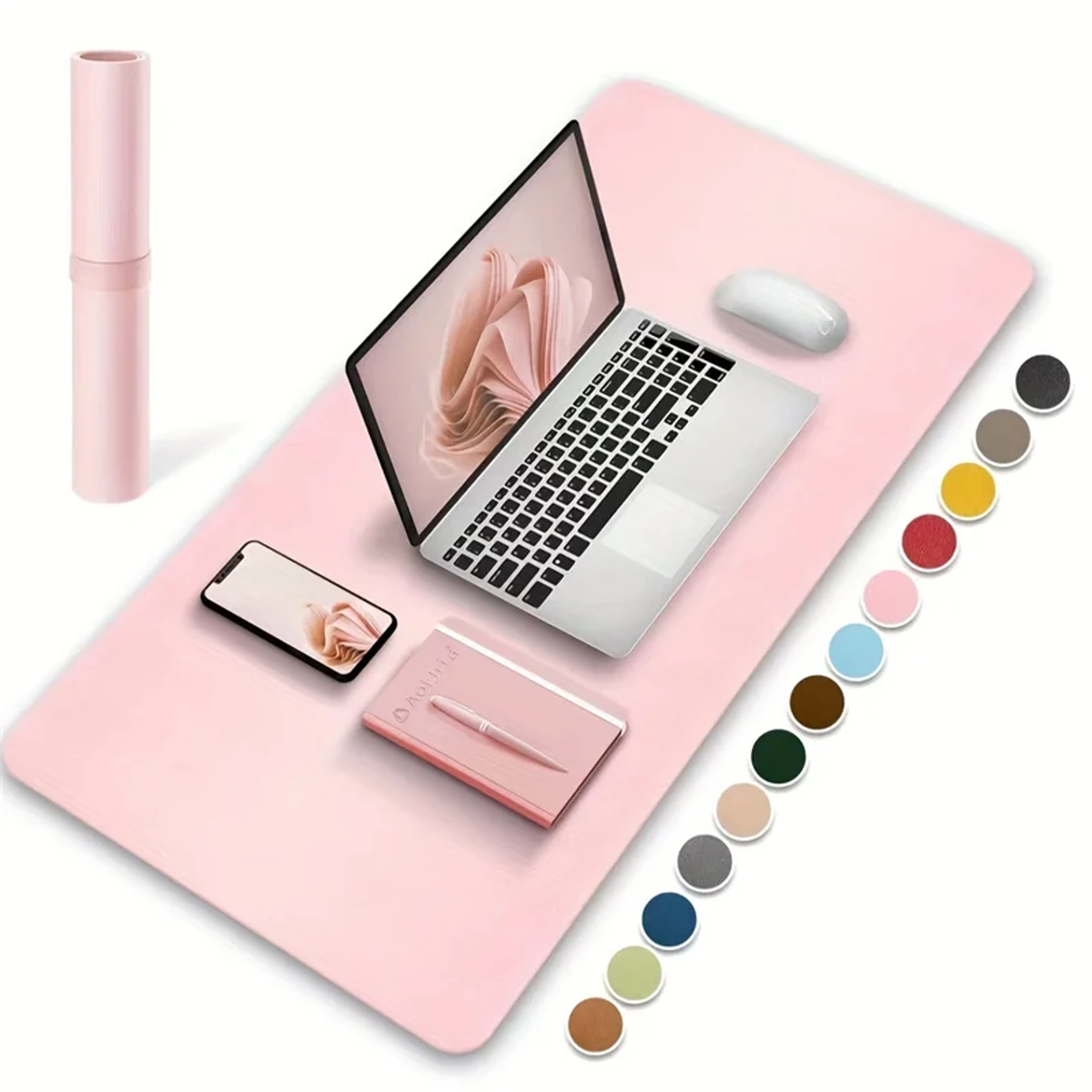Office Desk Protector Mat PU Leather Waterproof Mouse Pad 0