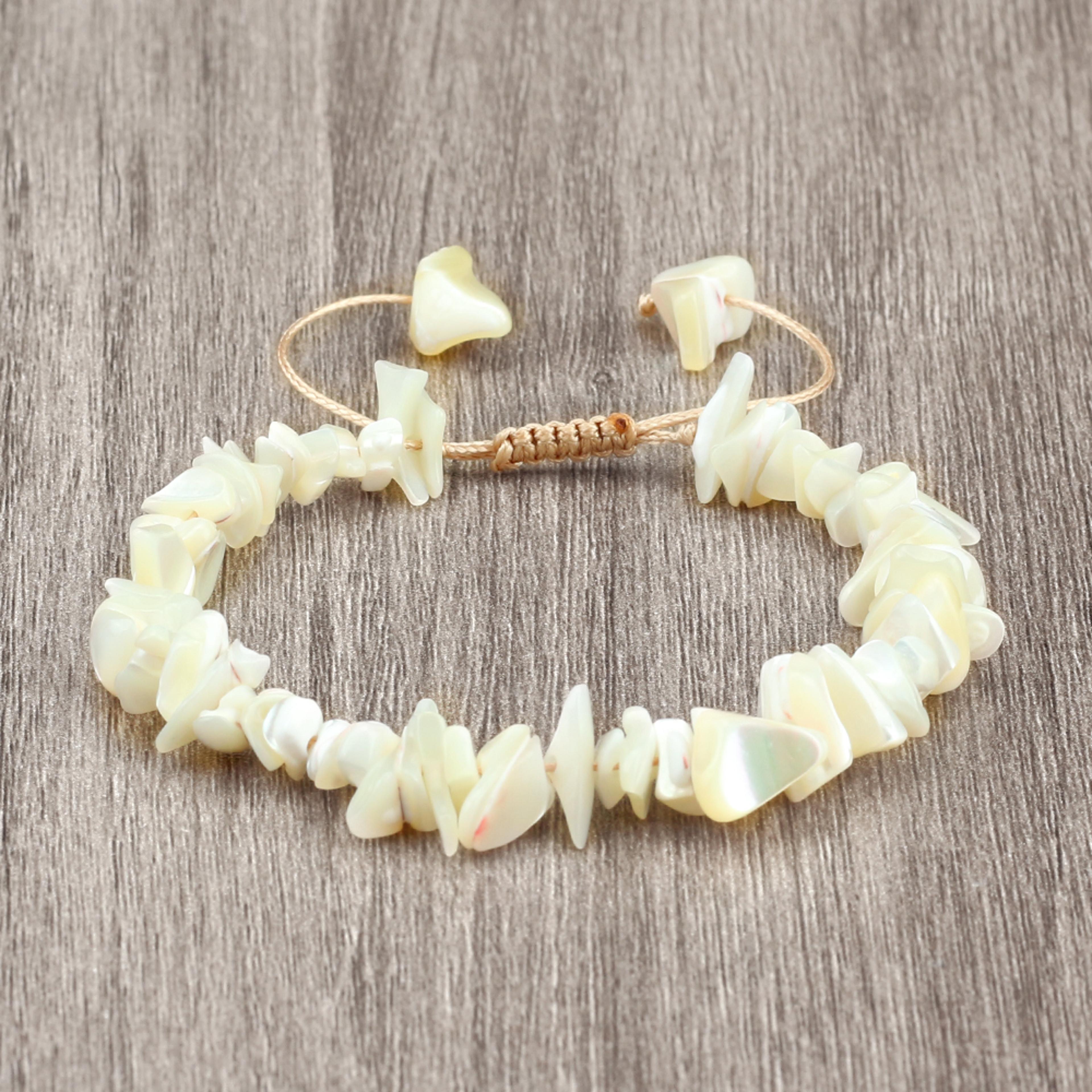 Bohemia Natural Shell Bracelet For Women Men Irregular Beach Handmade Adjustable Bangle Fashion Jew 6