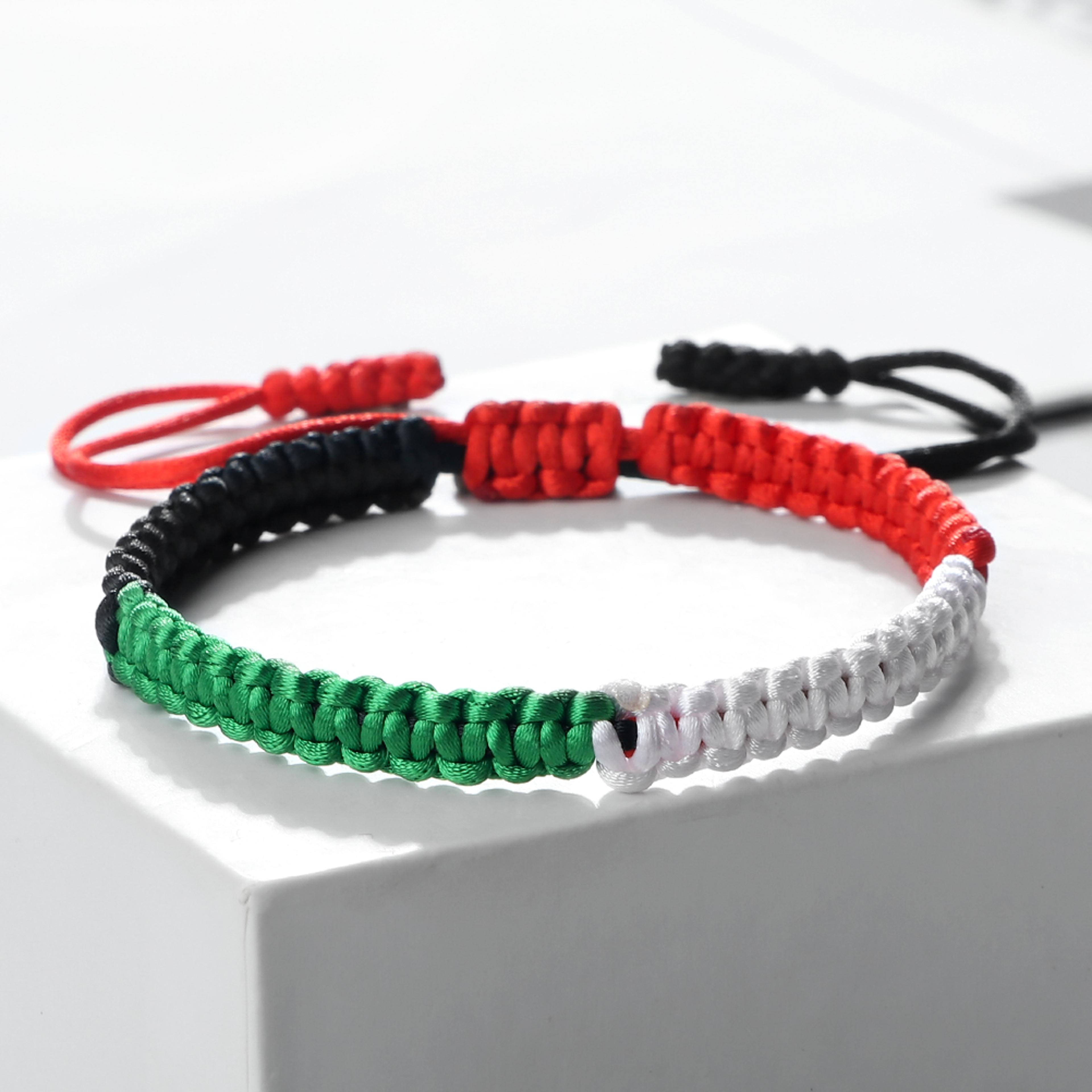 National Flag Braided Bracelets Adjustable Charm Bangles For Women And Men Woven Thread Rope Countr 2