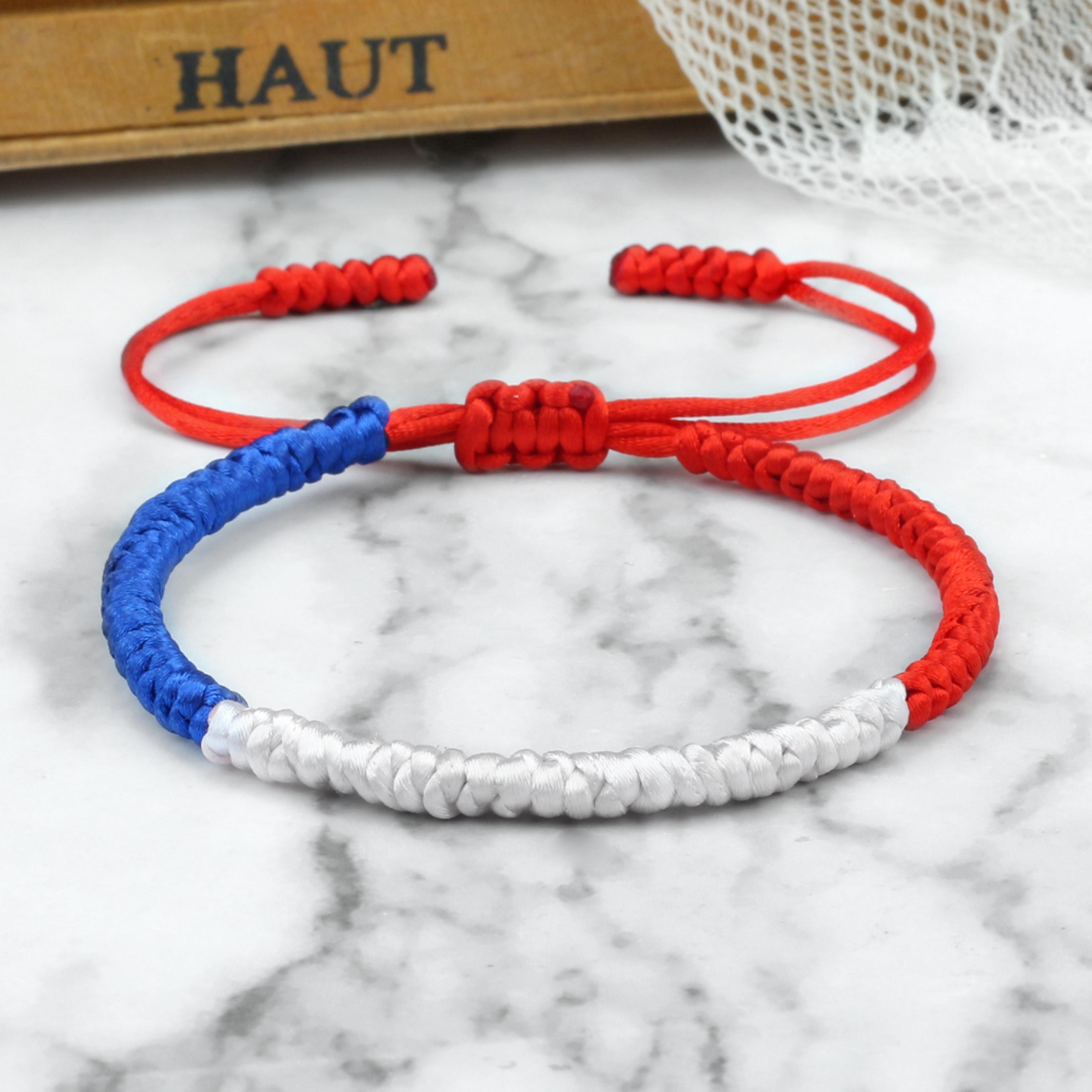 Chile Netherland Flag String Bracelet Colorful Braided Rope Bangles HighQuality Jewelry For Men And 4