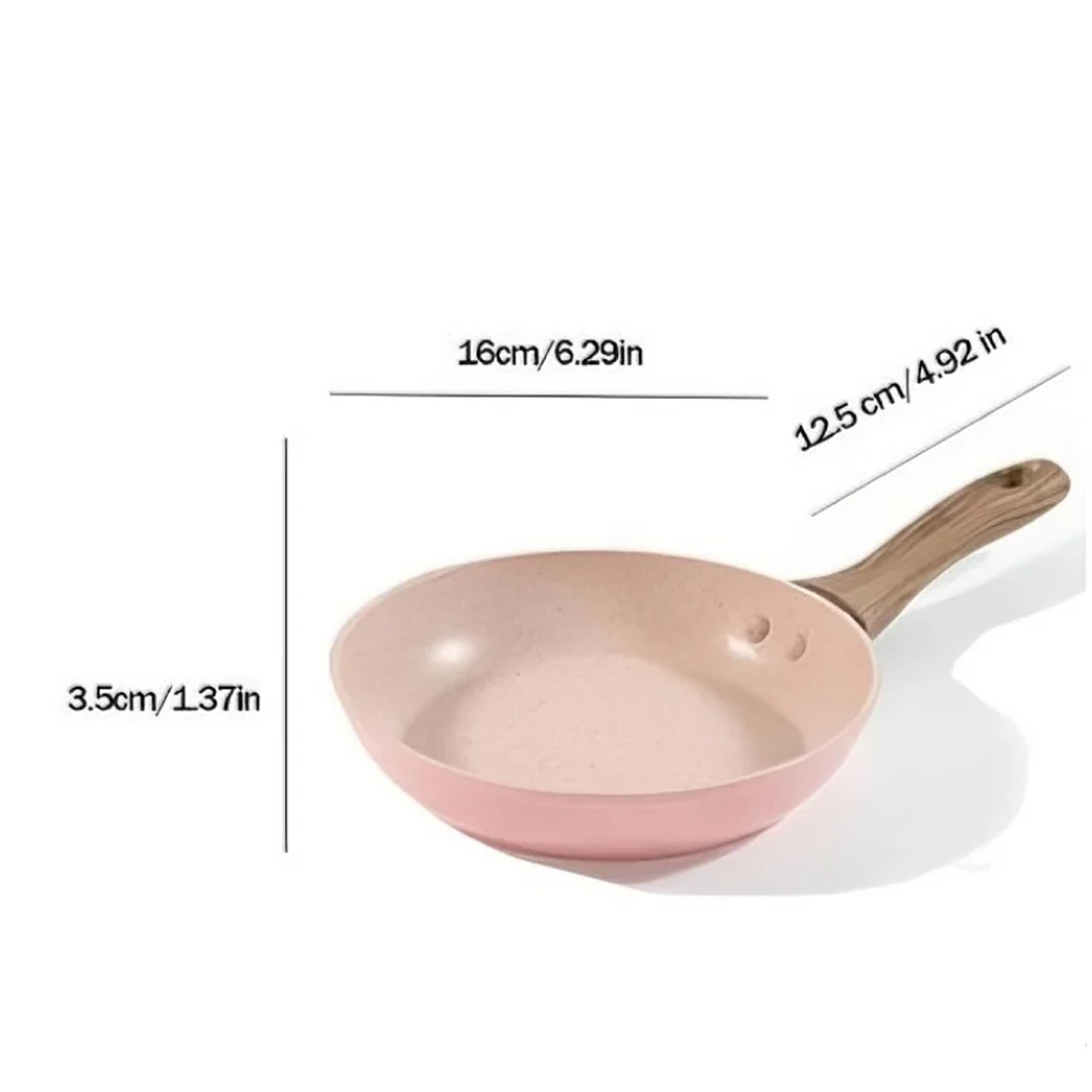NonStick Egg Frying Pan Medical Stone Bao Cookware For Healthy Breakfast Universal Food Pot For Kit 5