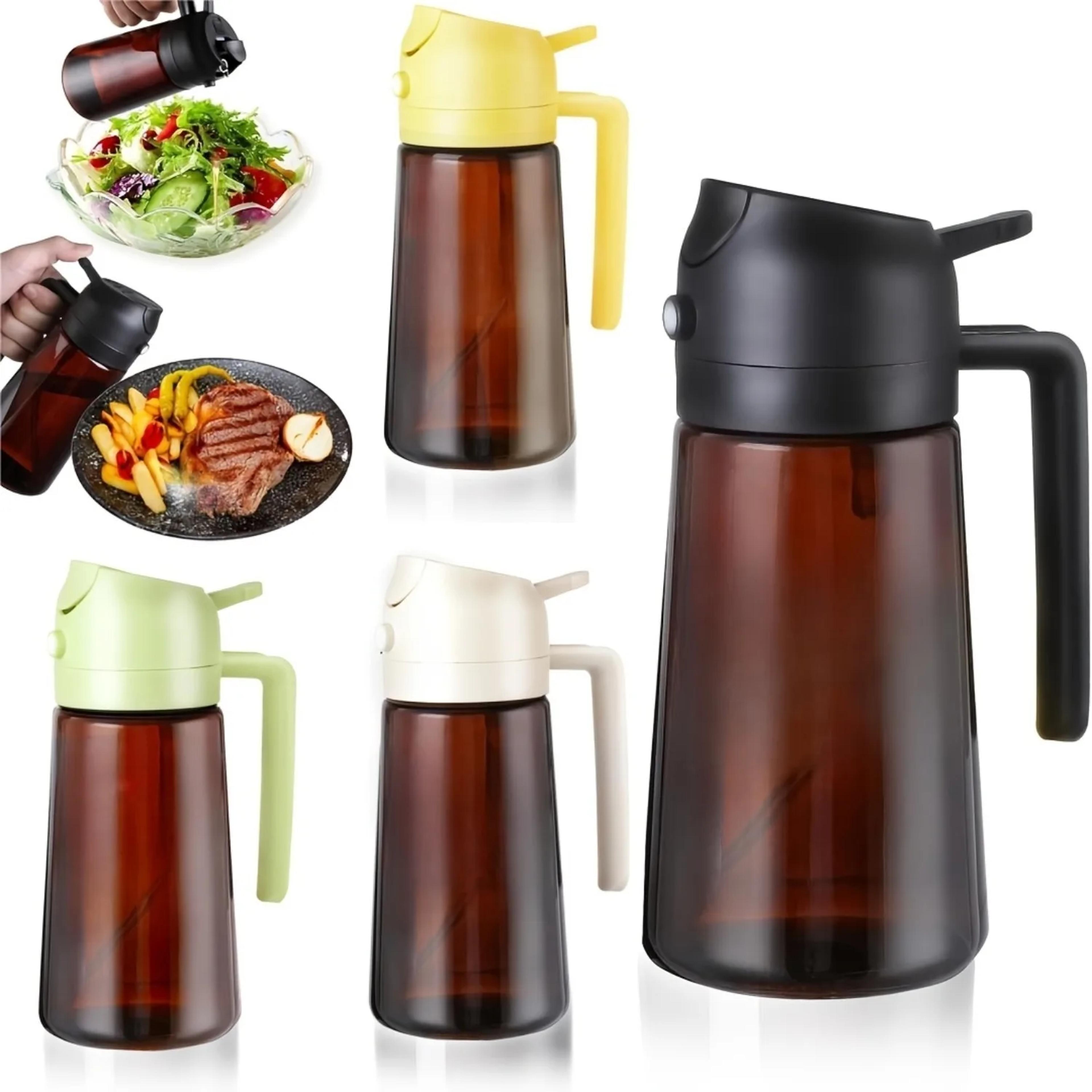 Light Blocking Brown Oil Sprayer For Cooking Olive Oil Dispenser Bottle Kitchen Oil Bottle Seasonin 5