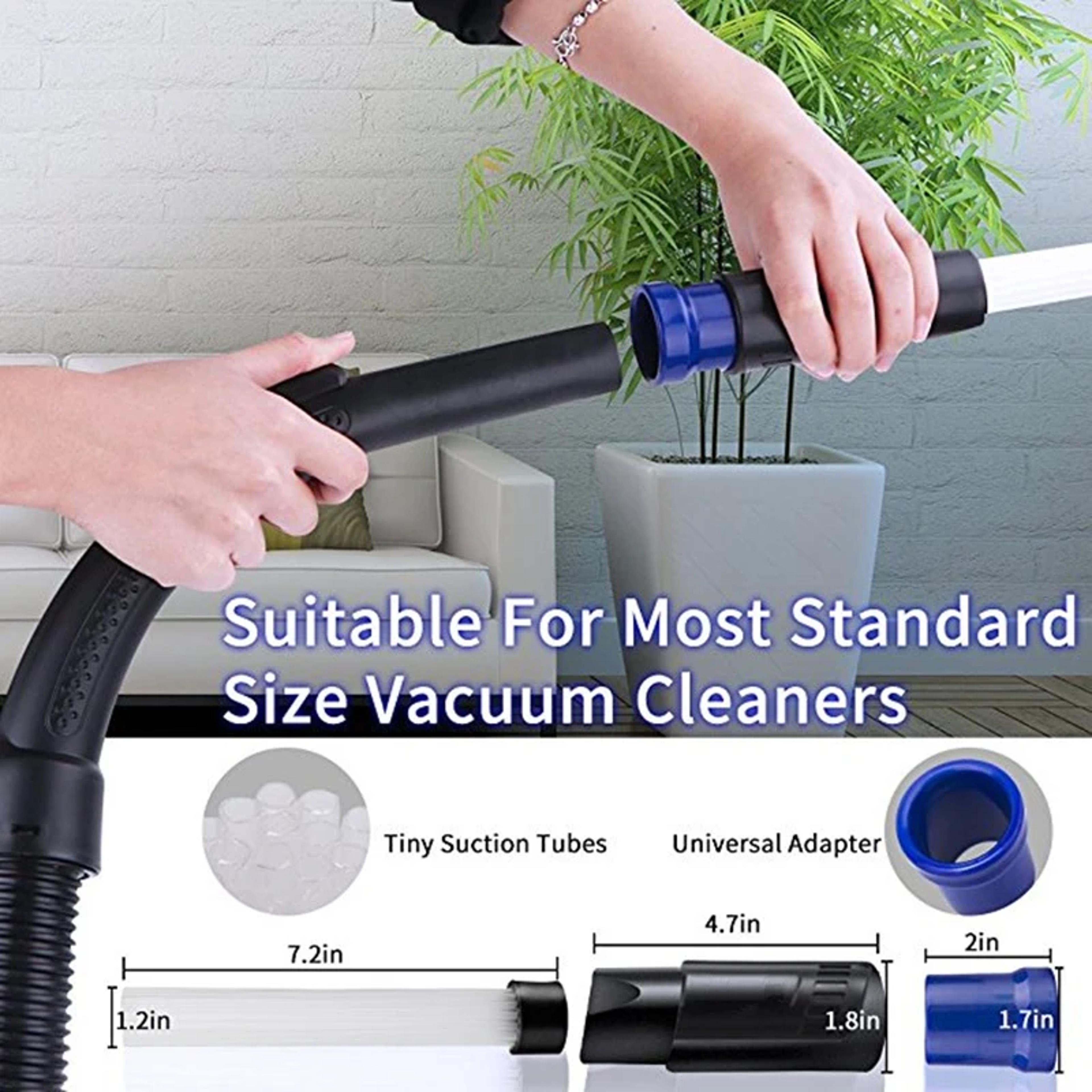 Flexible MultiTube Vacuum Straw Cleaning Brush Set For Keyboard Car Gap And Dirt Clean 3