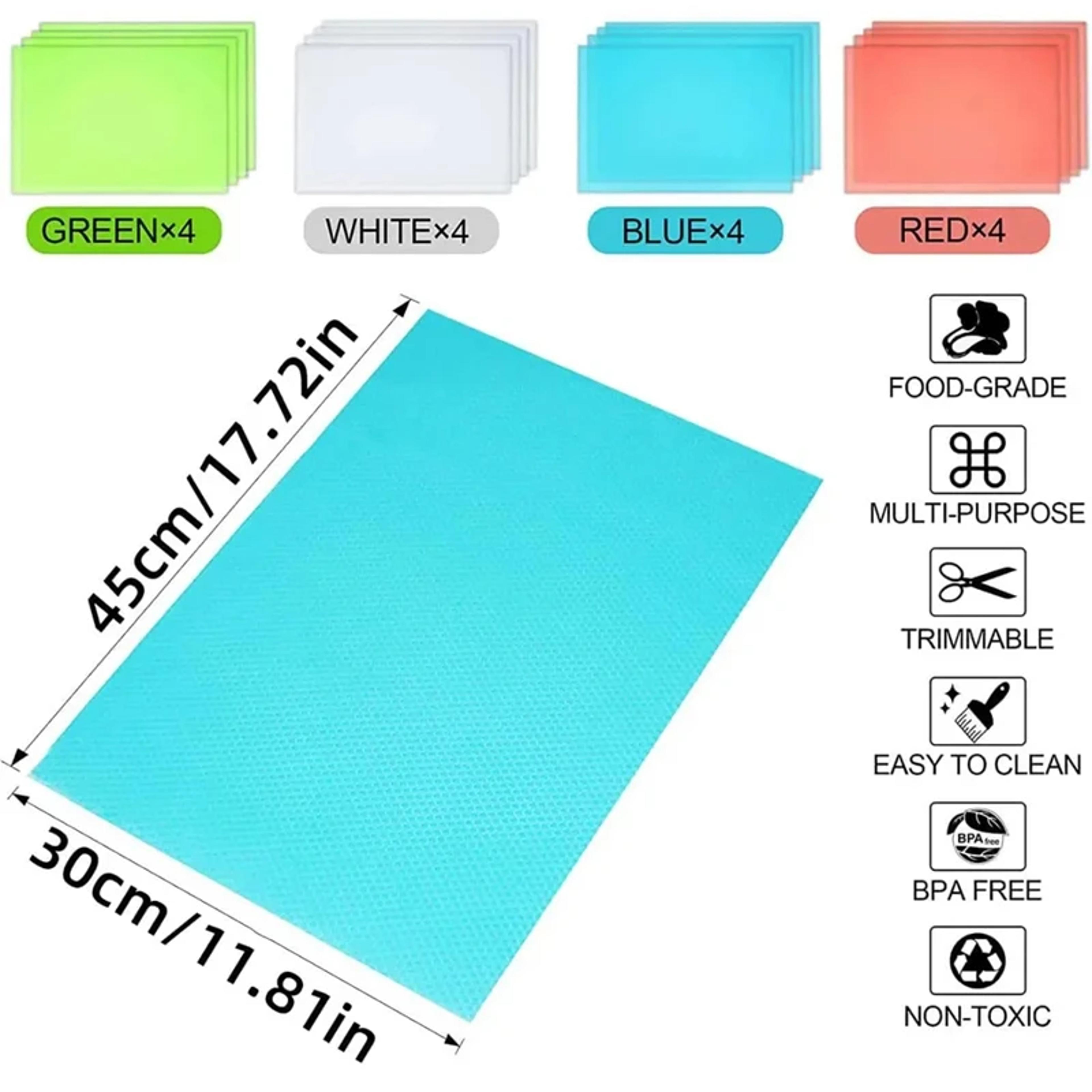 Fridge Mat Waterproof Mildew Resistant Washable Antioil Heat Insulation For Kitchen Cabinet And Dra 5