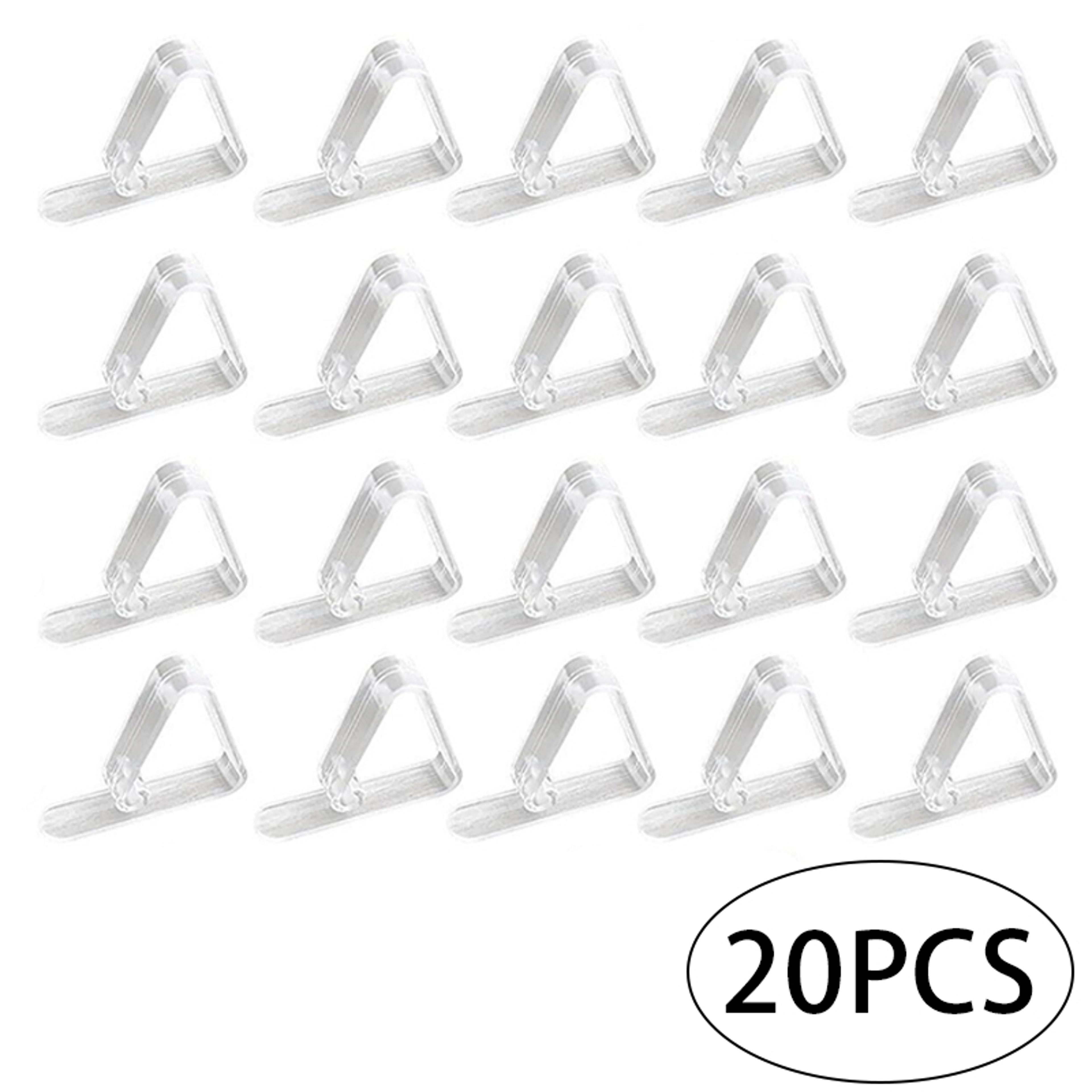 Plastic Tablecloth Clamps Transparent Anti Slip Fixing Buckle For Household Table Corner 8
