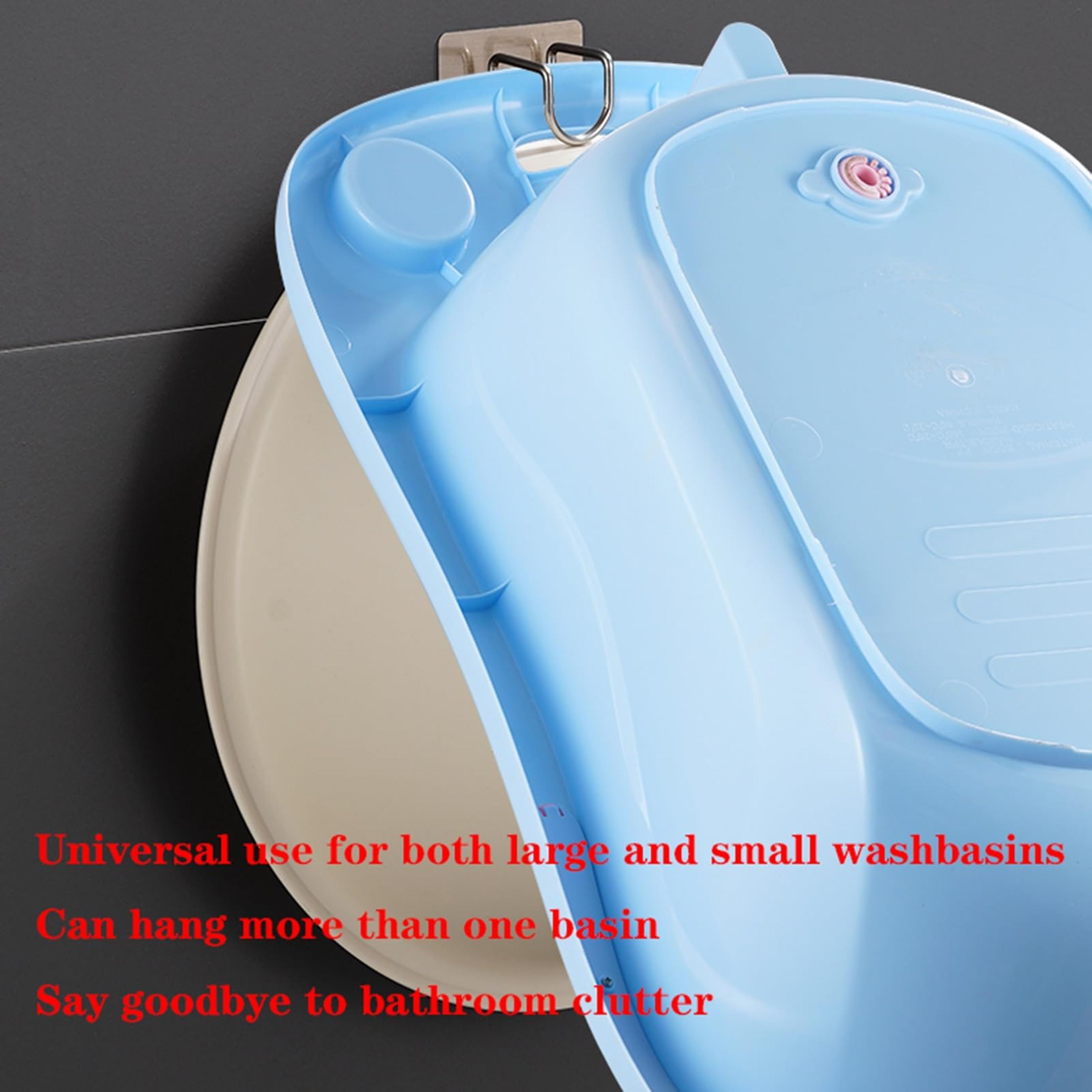 Stainless SelfAdhesive Hooks For Wall Bathroom Basin Storage Rack Holder 5