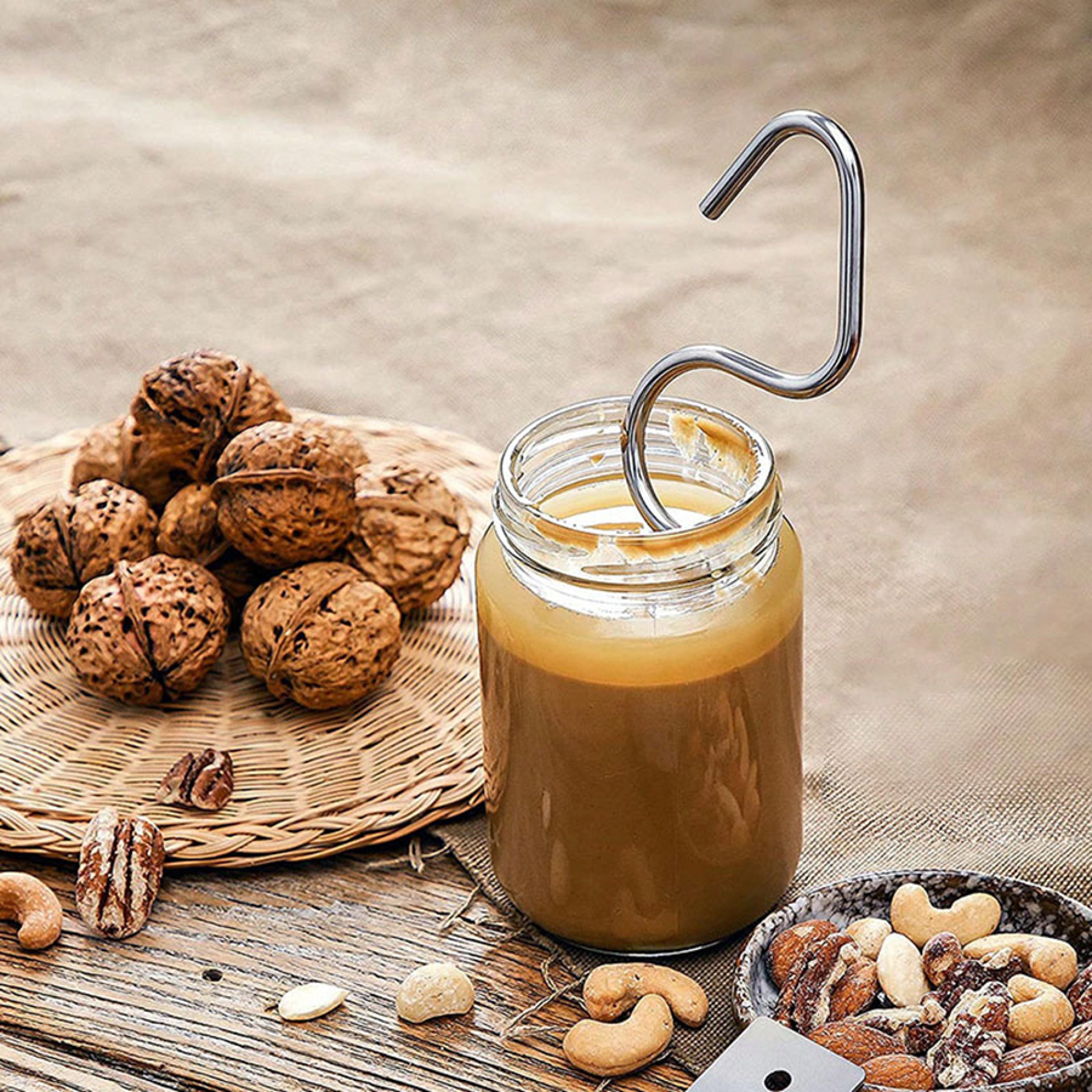 Household Peanut Butter Mixer And Scraper Stainless Steel Butter And Jam Mixer Kitchen Gadgets For  2
