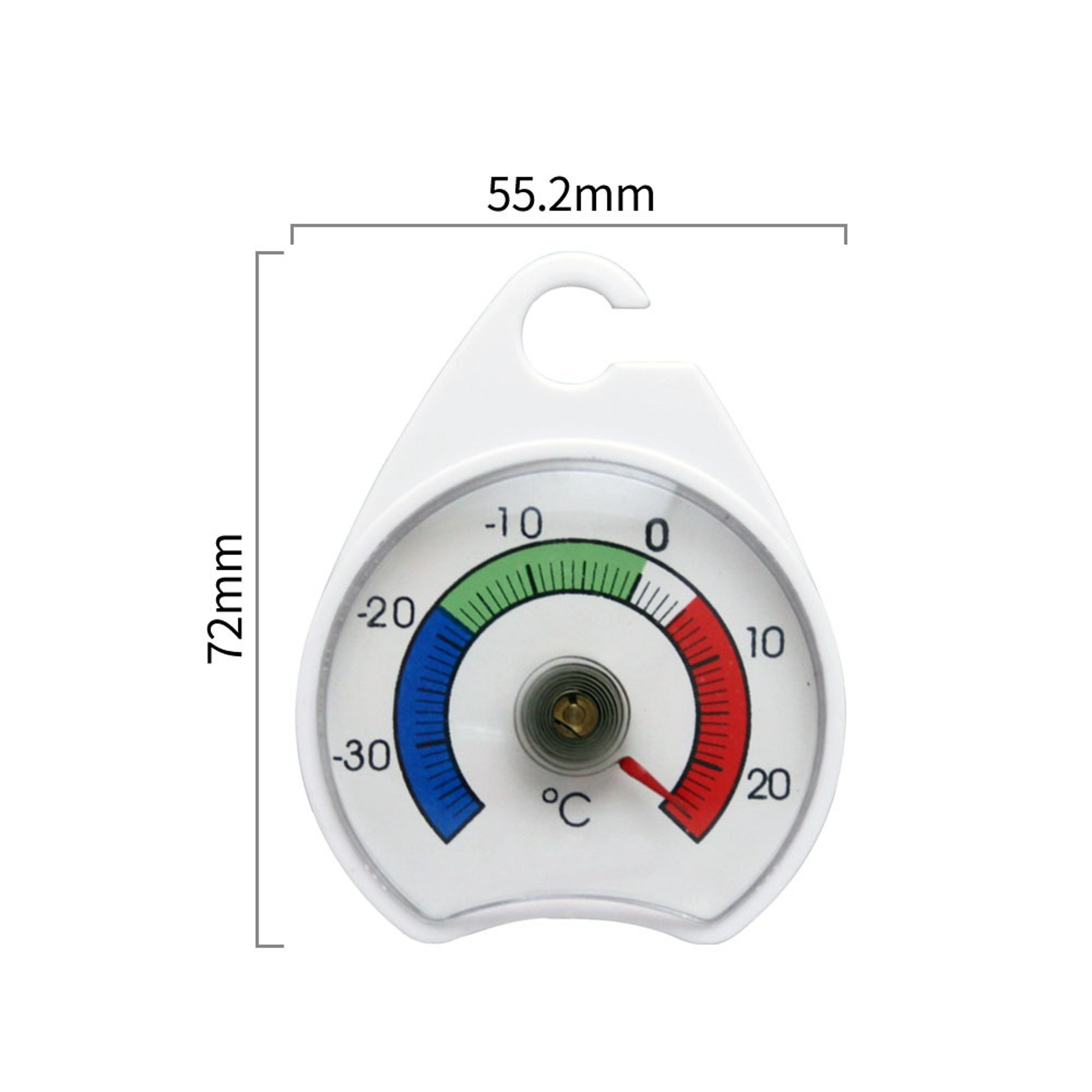 Stainless Steel Mini Refrigerator Thermometer High Accuracy Dial Temperature Sensor For Freezer Ref 5
