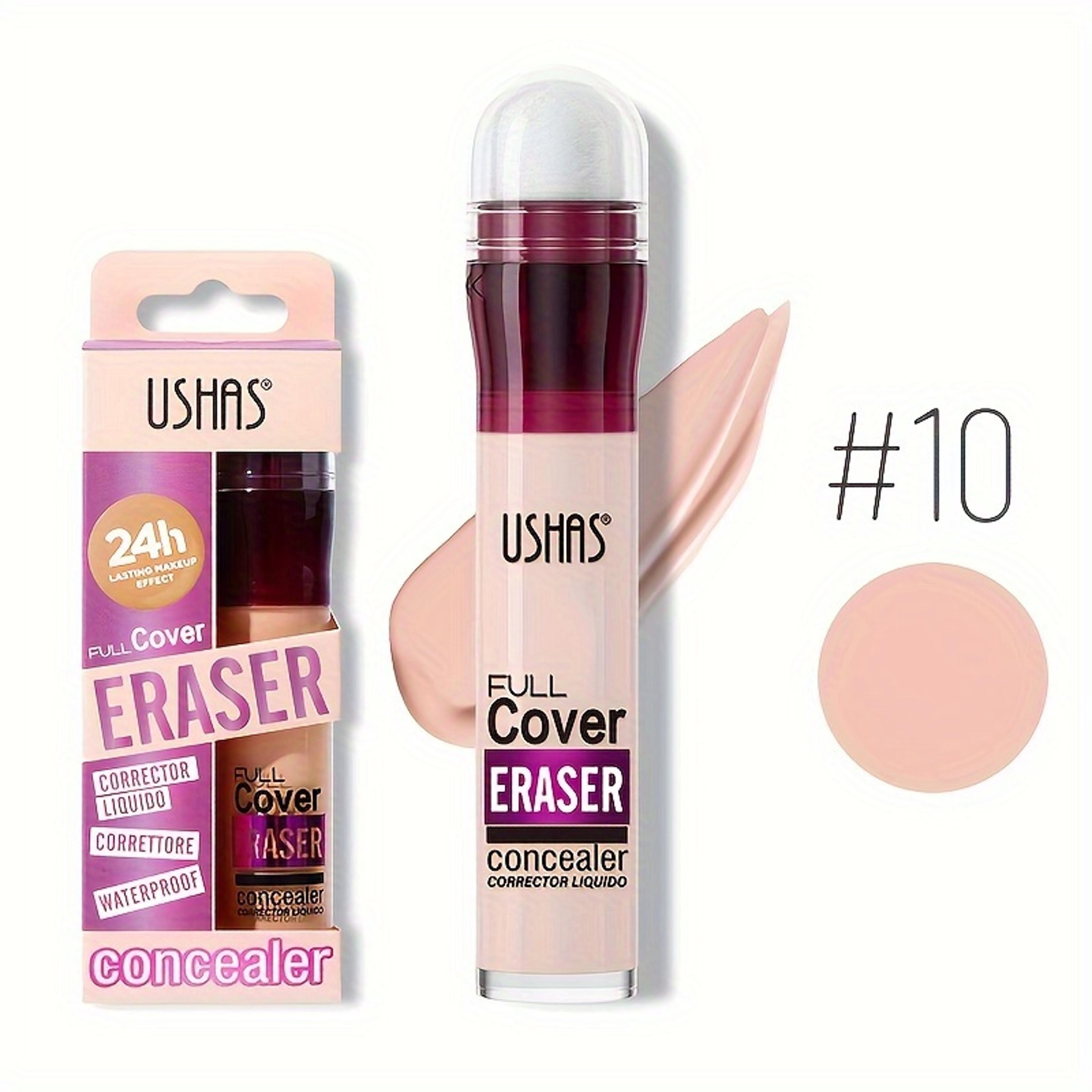 Sponge Head Concealer For Dark Circles Acne Blemishes LongLasting Liquid Foundation 14