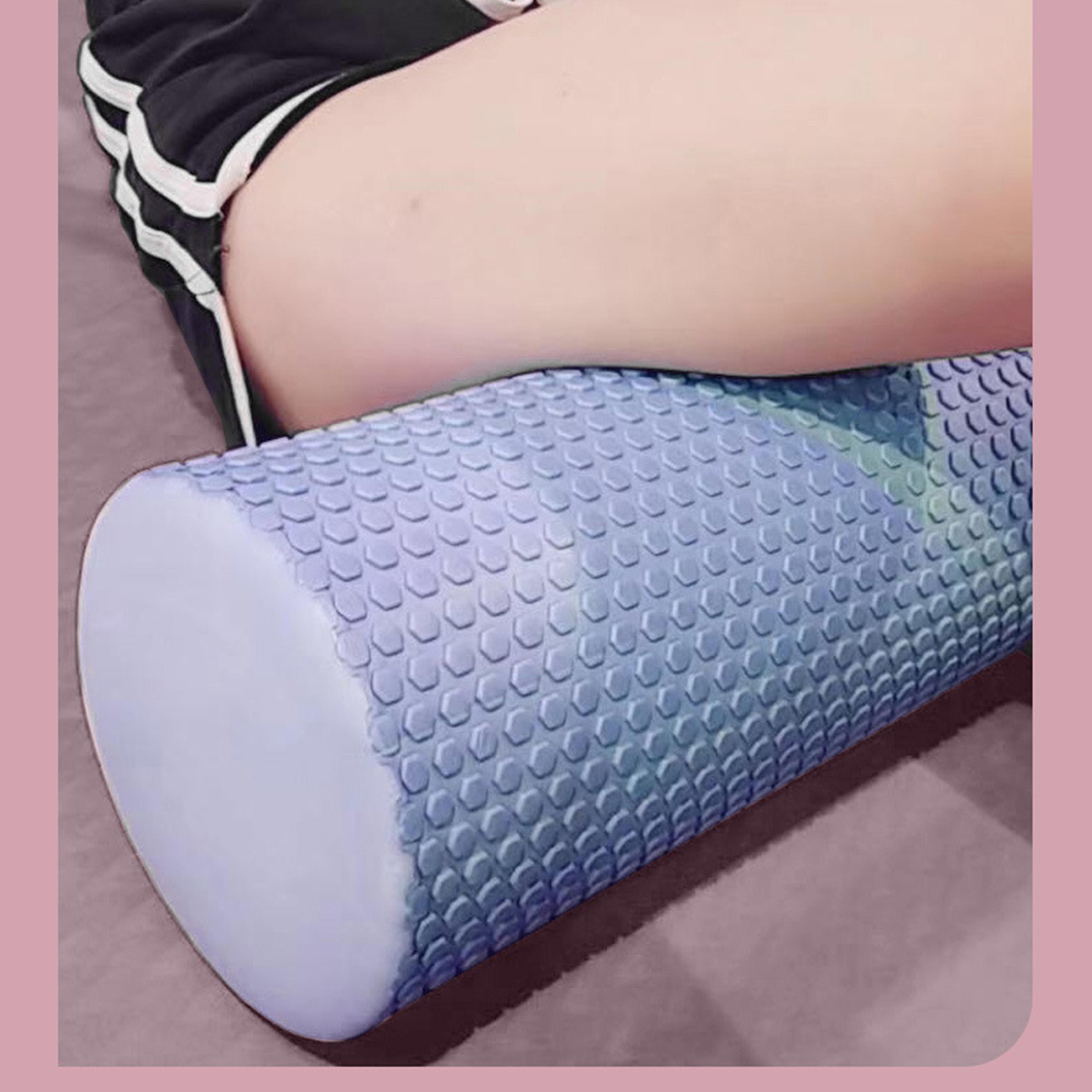 Foam Yoga Roller For Pilates Exercise EVA Foam Cylinder Hexagonal Design For Home Workouts 4