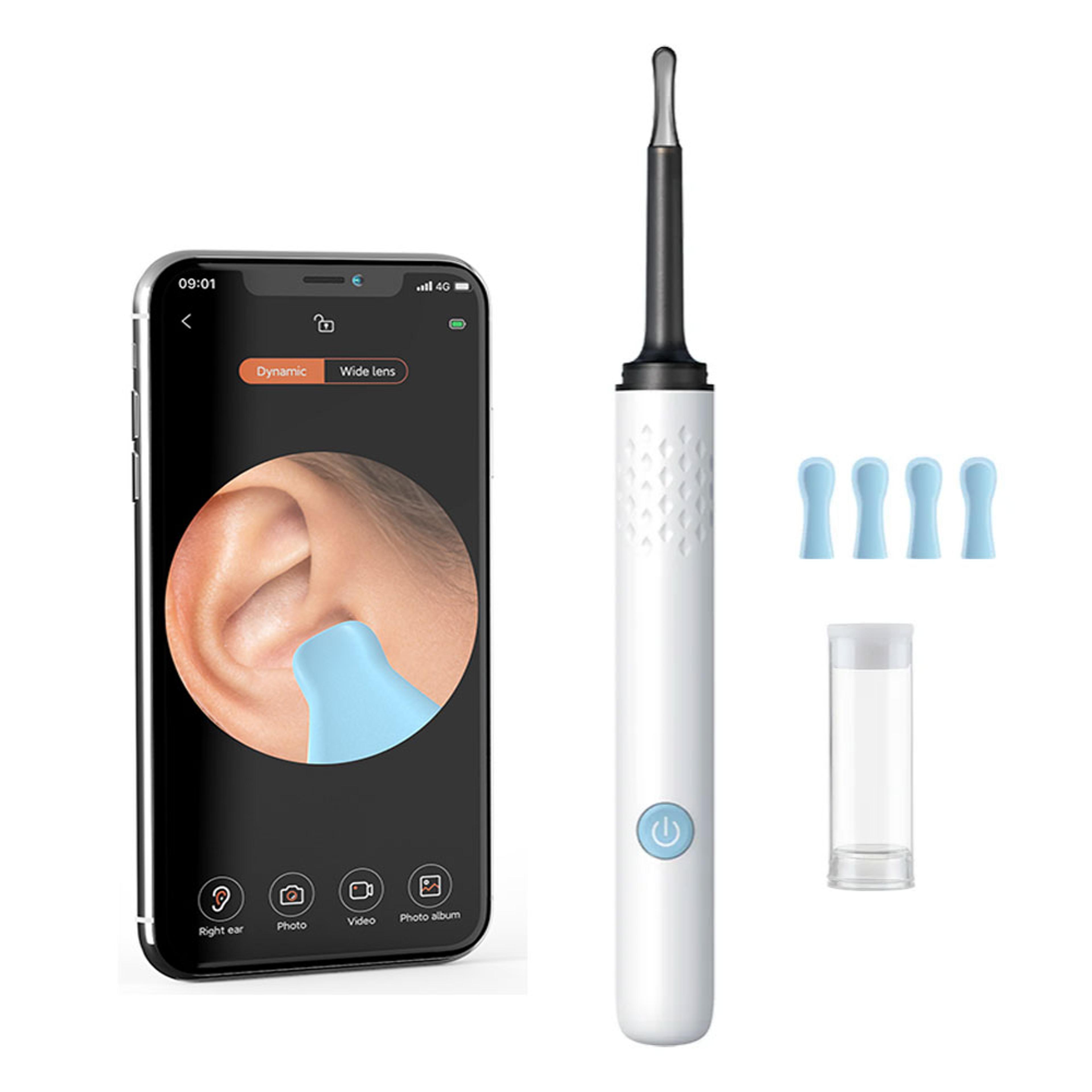 Visual Ear Cleaner Otoscope Camera With 6 LED Lights  40mm Mini Ear Wax Removal Tool With Camera Fo 0