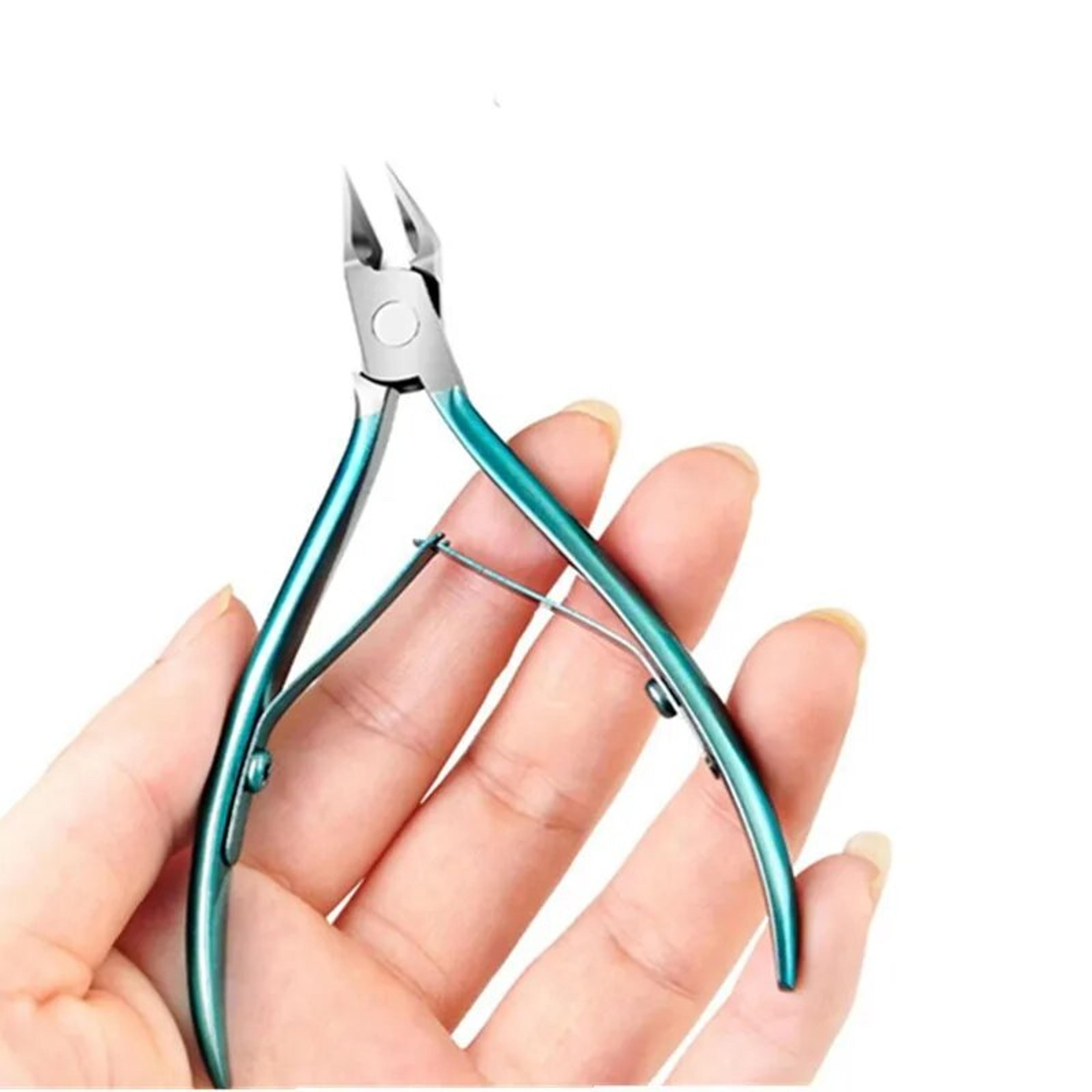 professional stainless steel toenail nipper, ideal for ingrown toenails thick nail, podriatrist-approved toenail clipper