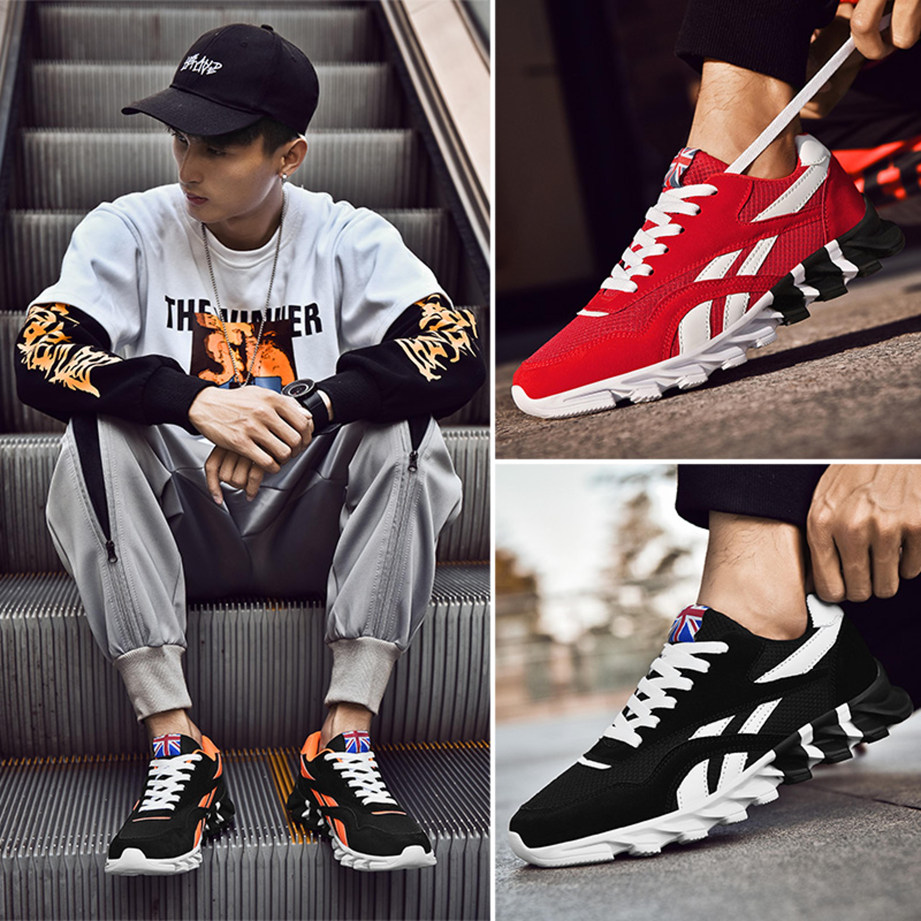 Mens And Womens Breathable Running Shoes AntiSlip Comfortable Walking Sneakers 1