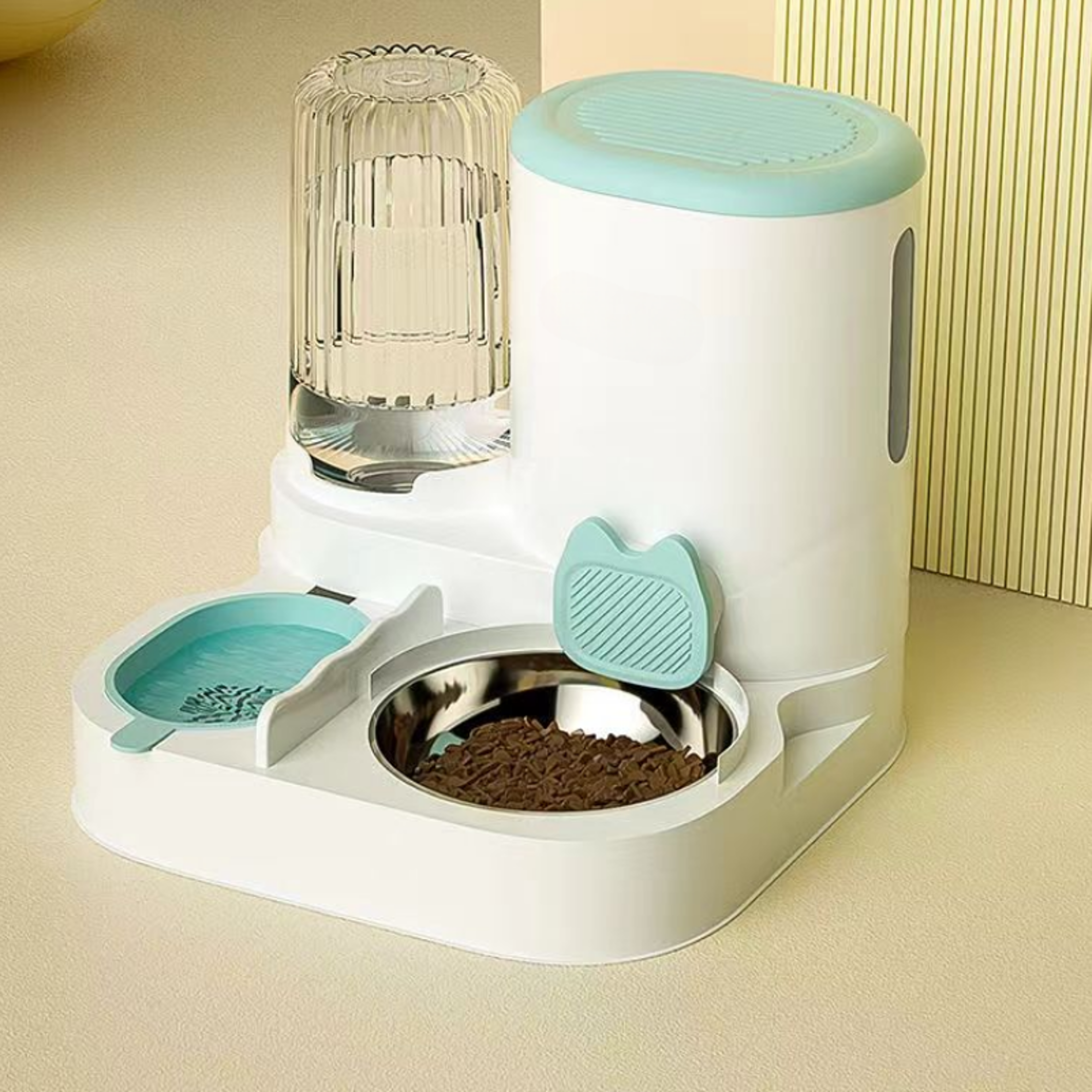 premium automatic pet feeder and water dispenser for cats small dogs