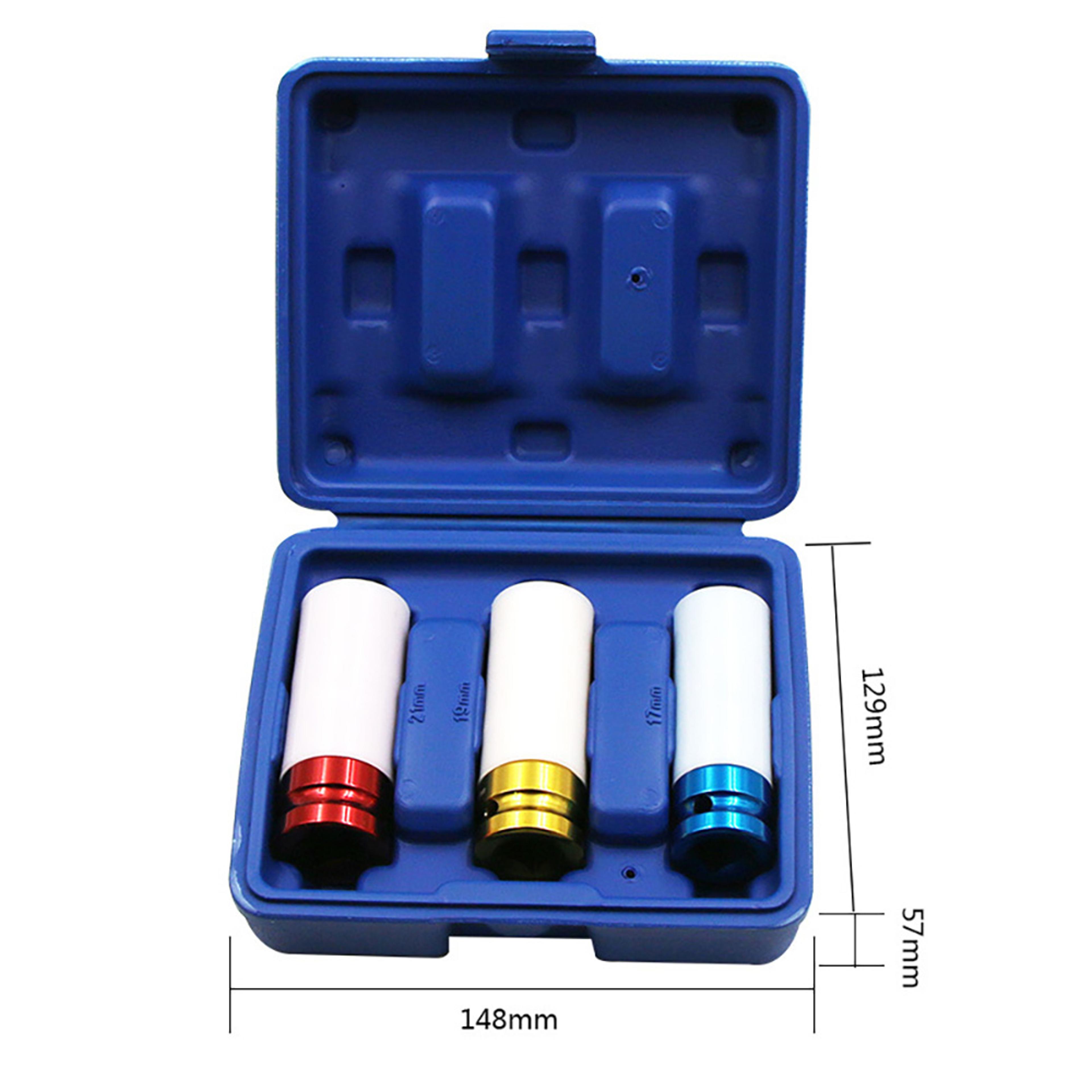 Premium Color Tire Protection Nut Socket Set For Car Wheels 1