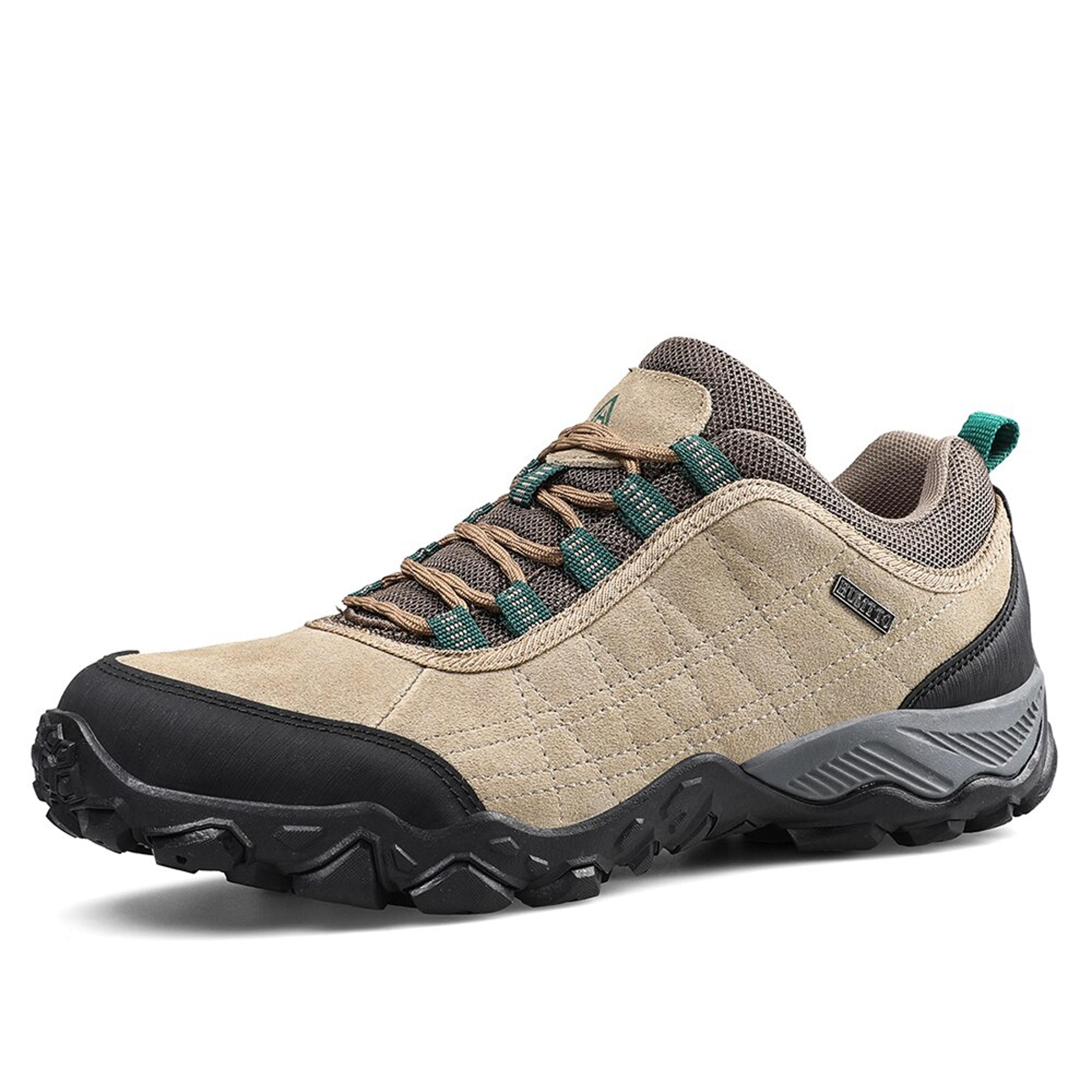 Leather Mens Hiking Shoes Winter Trekking Climbing Sneakers Durable Outdoor Work Boots 2