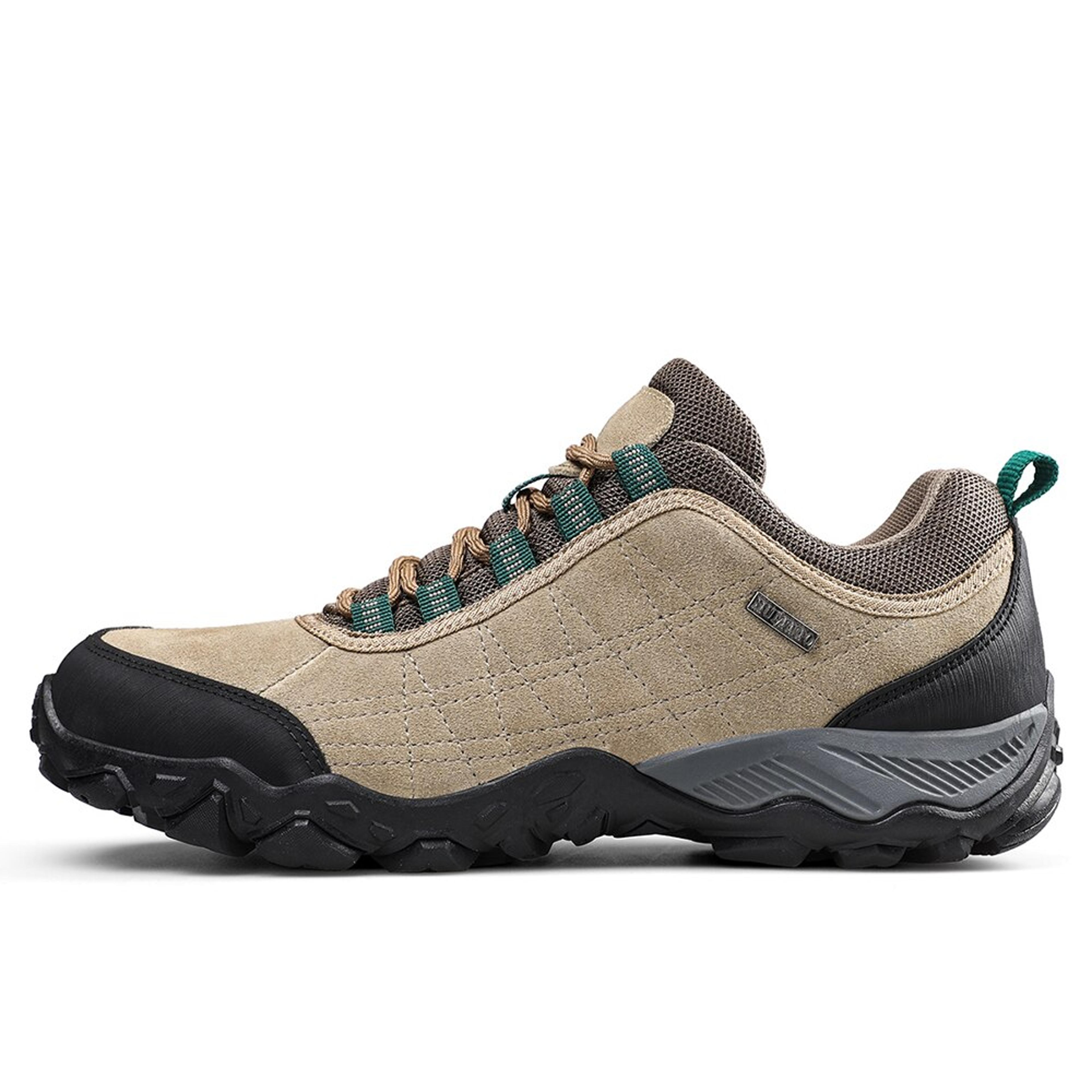 Leather Mens Hiking Shoes Winter Trekking Climbing Sneakers Durable Outdoor Work Boots 3