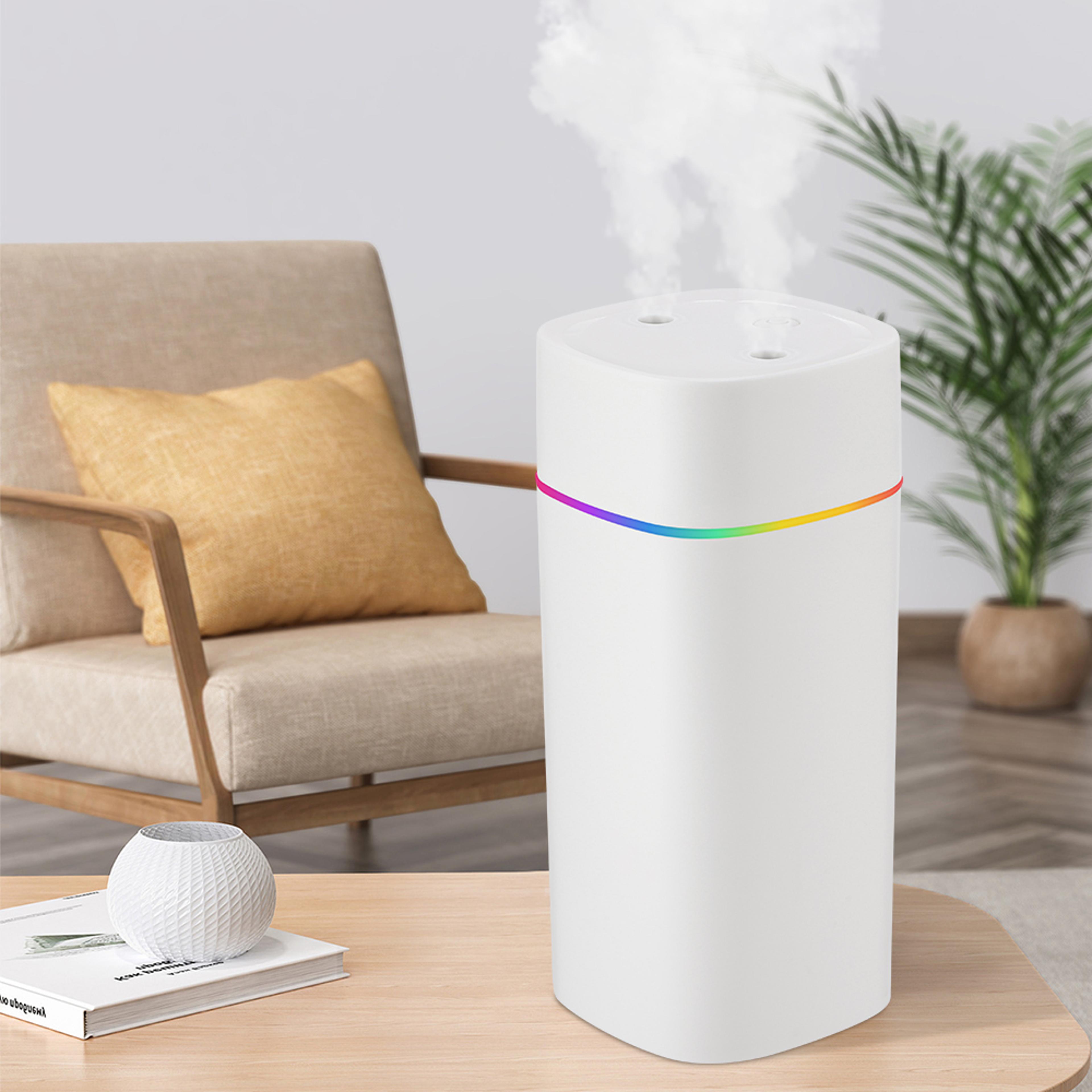 Portable USB Air Humidifier Cool Mist Aroma Oil Diffuser With Color Changing Night Light 0