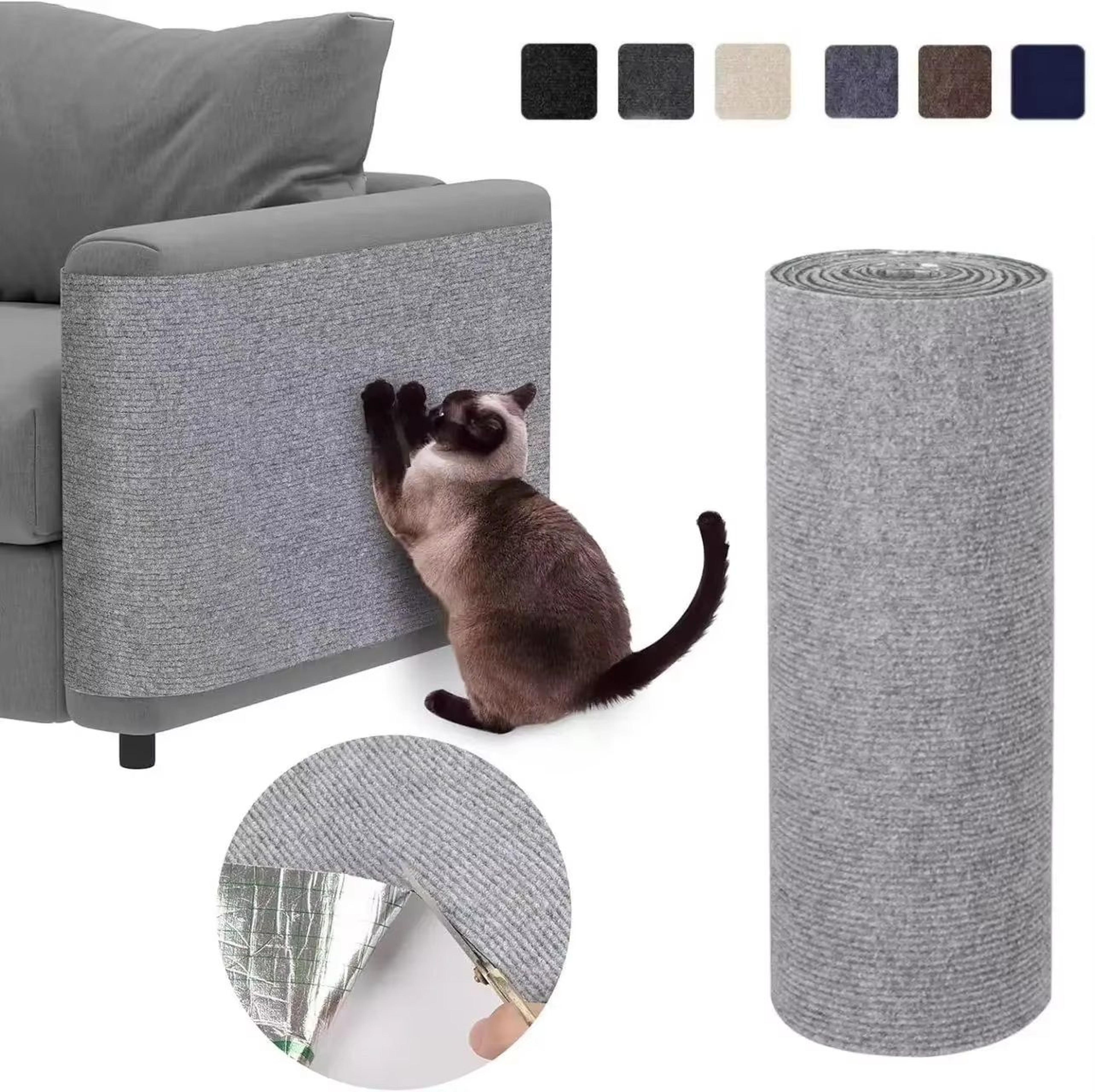 cat scratching mat self-adhesive, trimmable carpet for sofa furniture protection