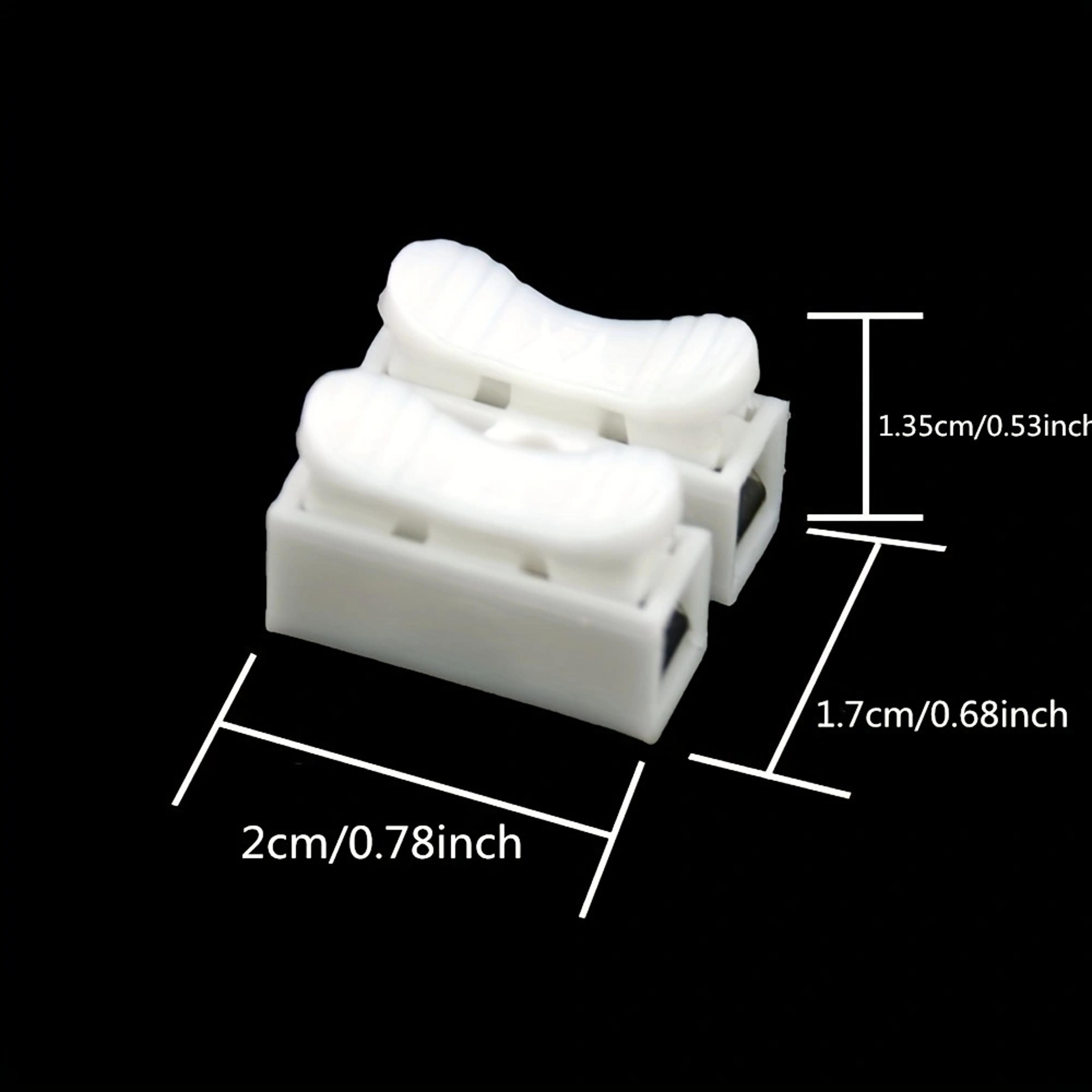 NoSolder Quick Cable Wire Connector Spring Clamp Terminal Block For Easy Secure Connections 4