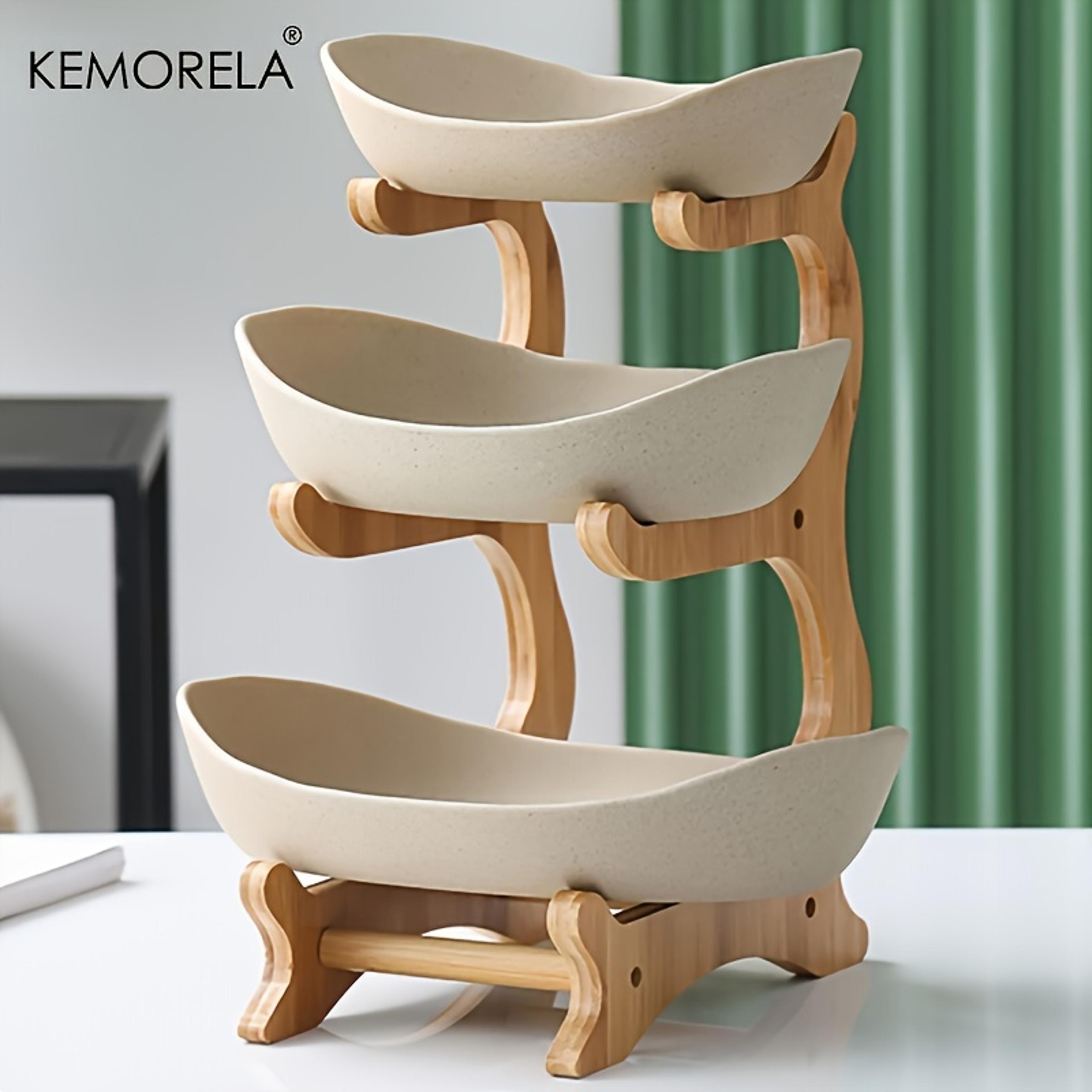 Modern Plastic Snack Dish Dried Fruit Basket Creative Cake Stand Salad Bowl For Home Living Room 3