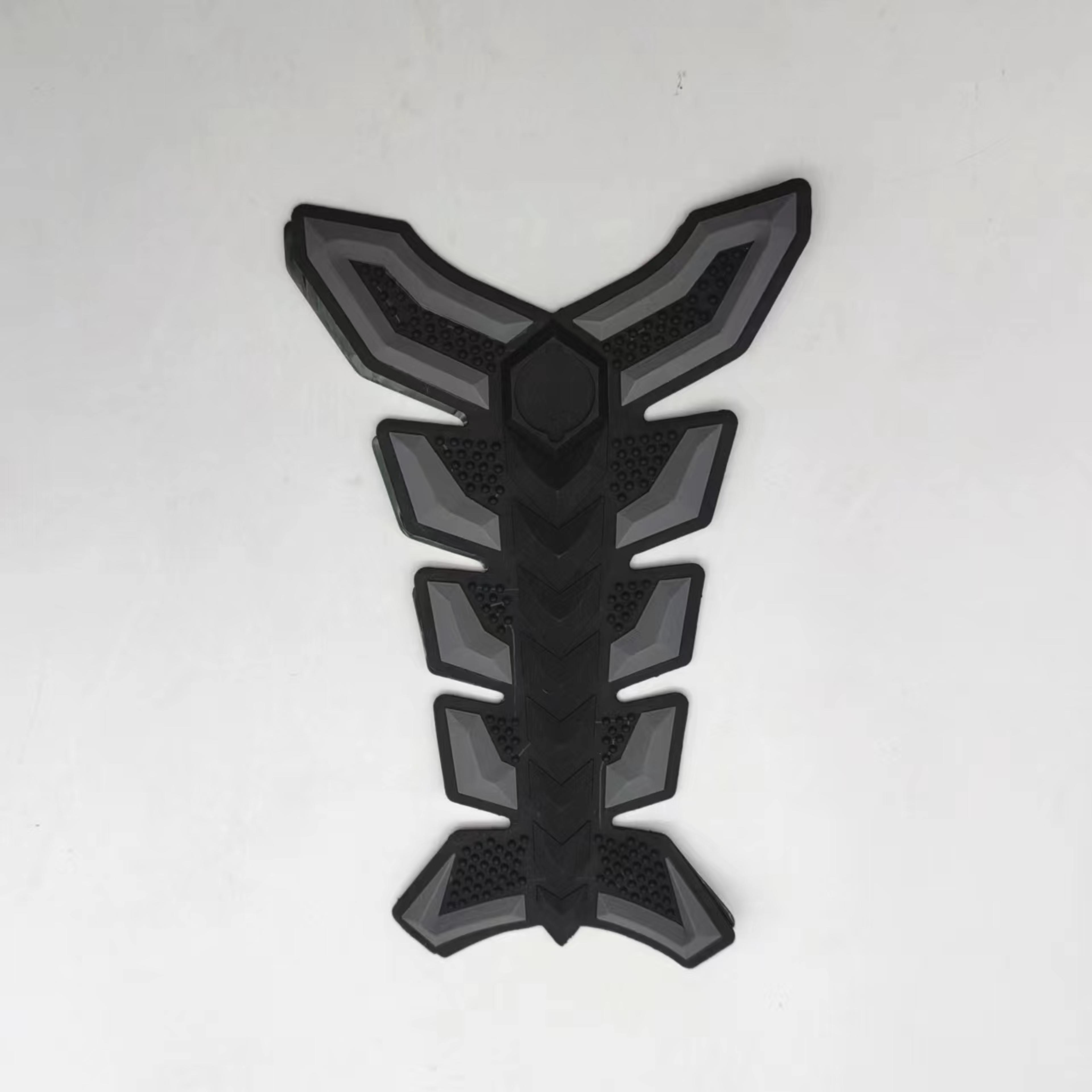 Universal Motorcycle Tank Protector Pad  Rubber Fish Bone Fuel Oil Protector Sticker 4