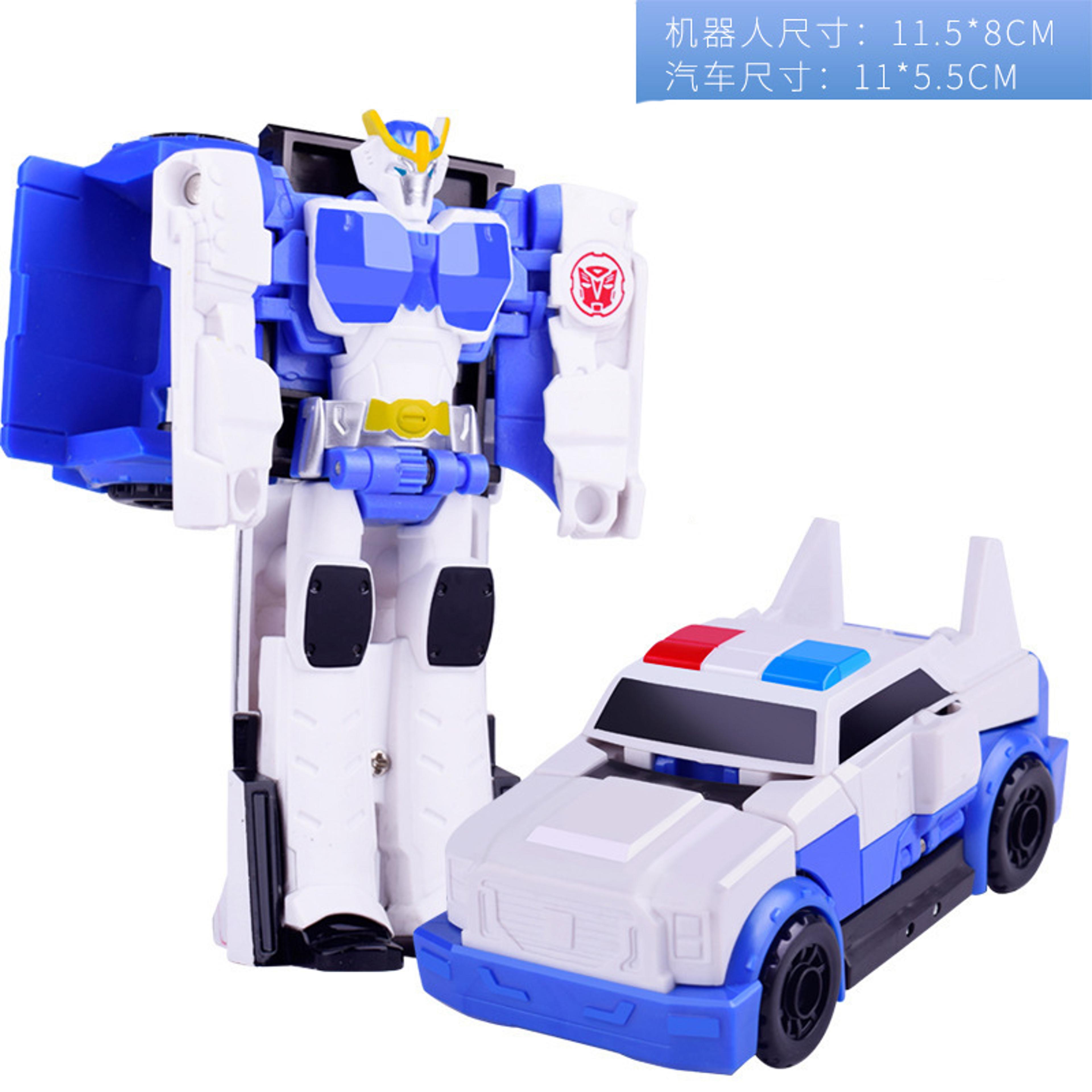Transforming Robot Car Toy For Boys OneStep Deformation Fun Gift For Kids 8