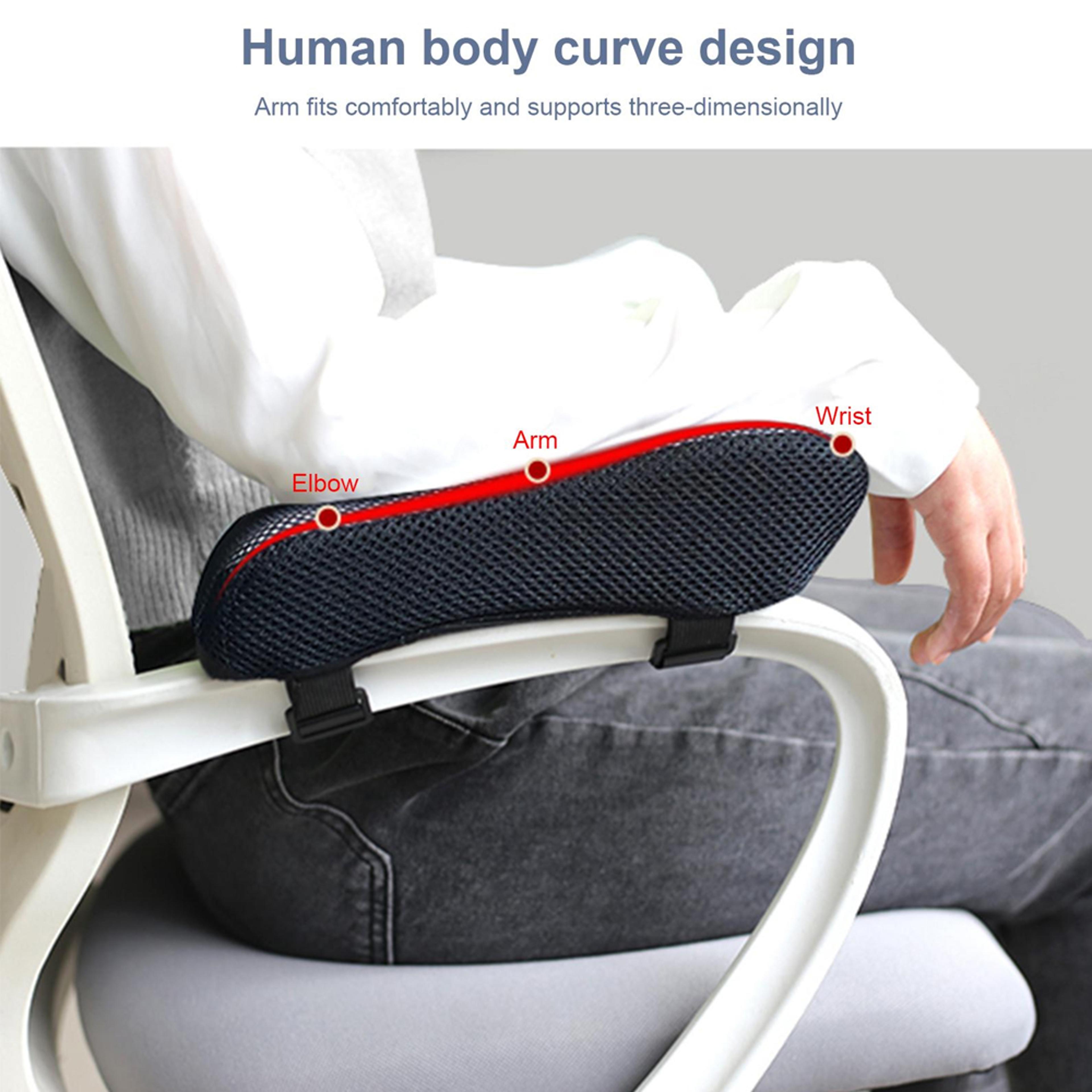 Memory Foam Armrest Pads For Office Gaming Chairs Comfortable Elbow Cushion For Home Office 5