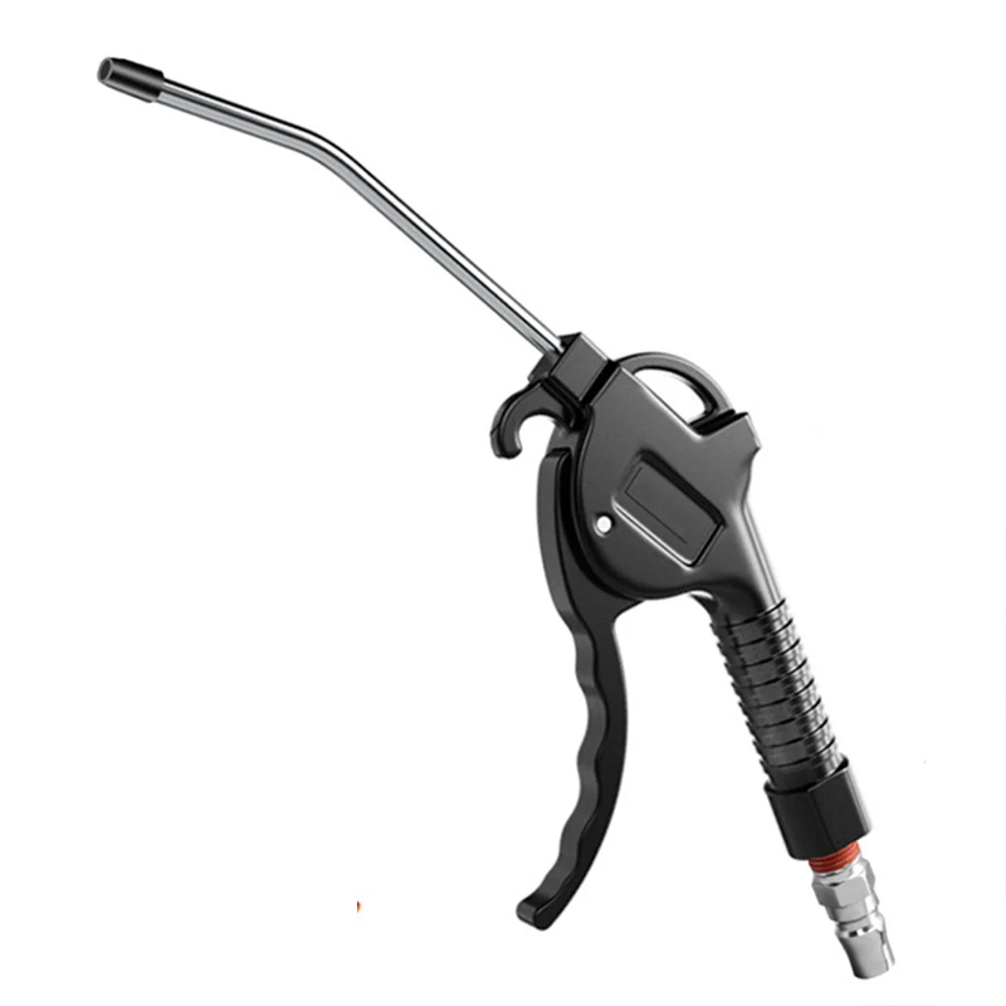 High Flow Air Blow Gun For Compressor With Angled Bent Nozzle Available In Different Colors Short S 8
