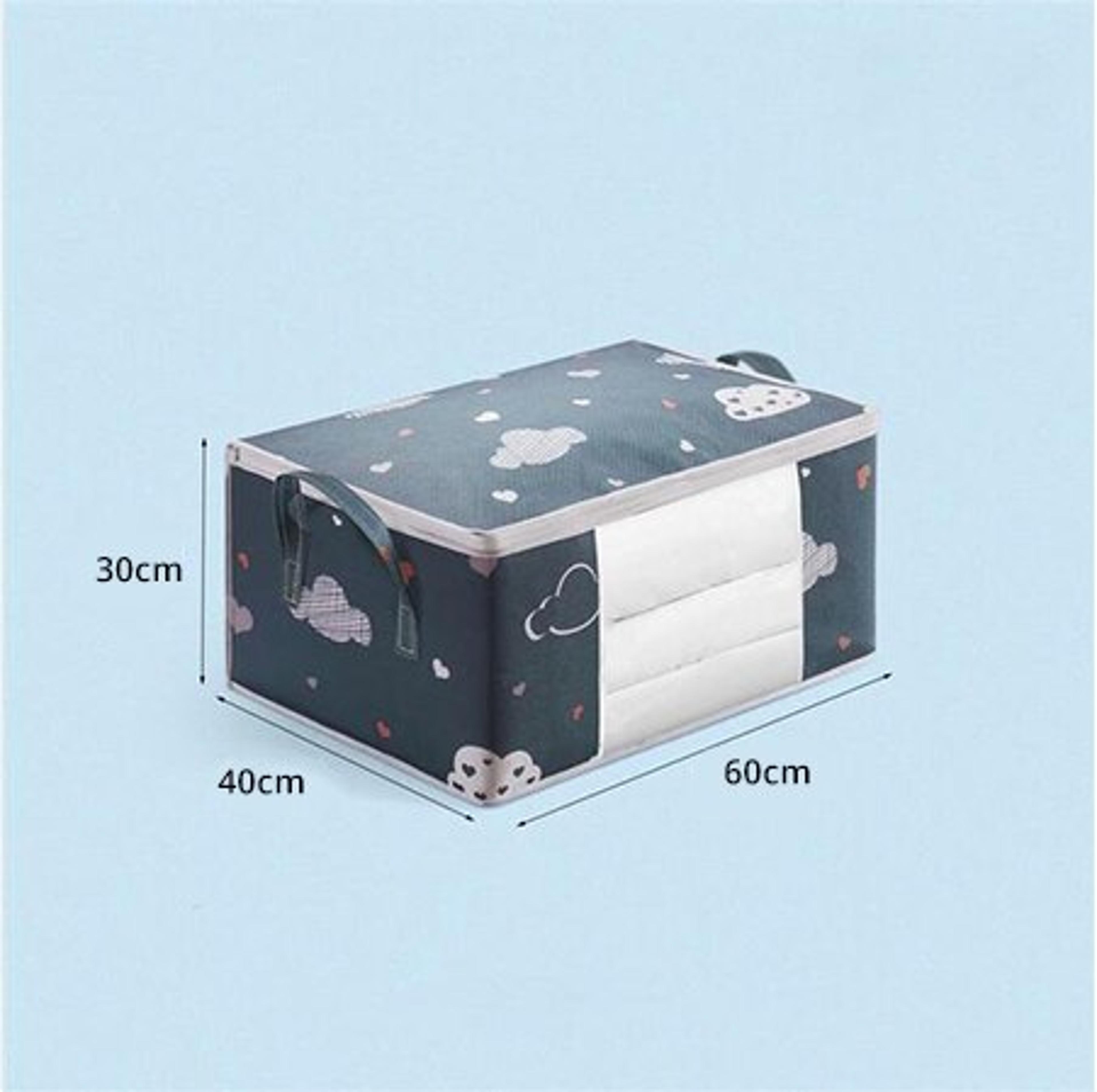 Large Capacity Clothes Storage Bag Reinforced Handle Organizer For Blankets Bedding Foldable With S 9