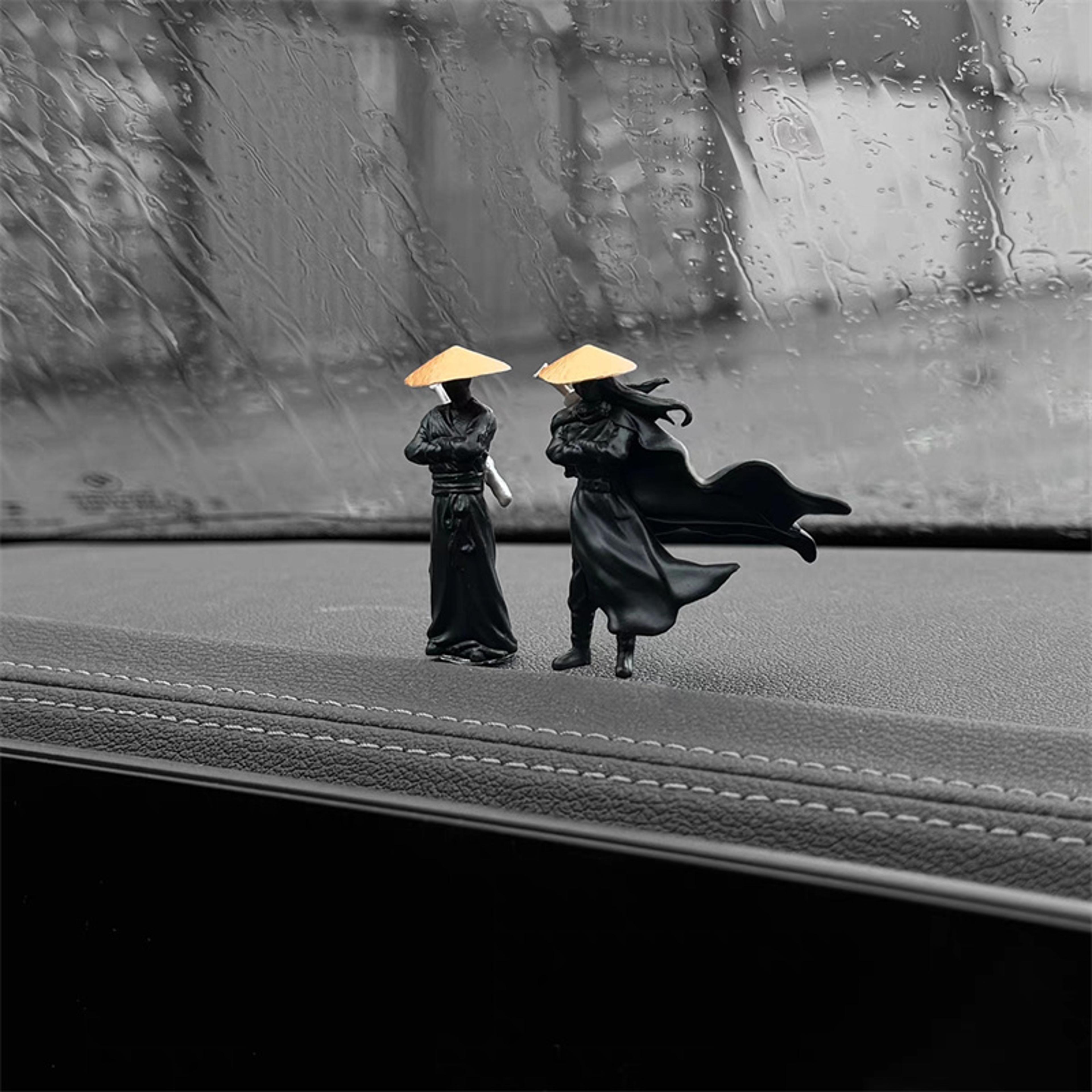 ancient samurai ninja resin miniature figure perfect car decoration and gift for collectors