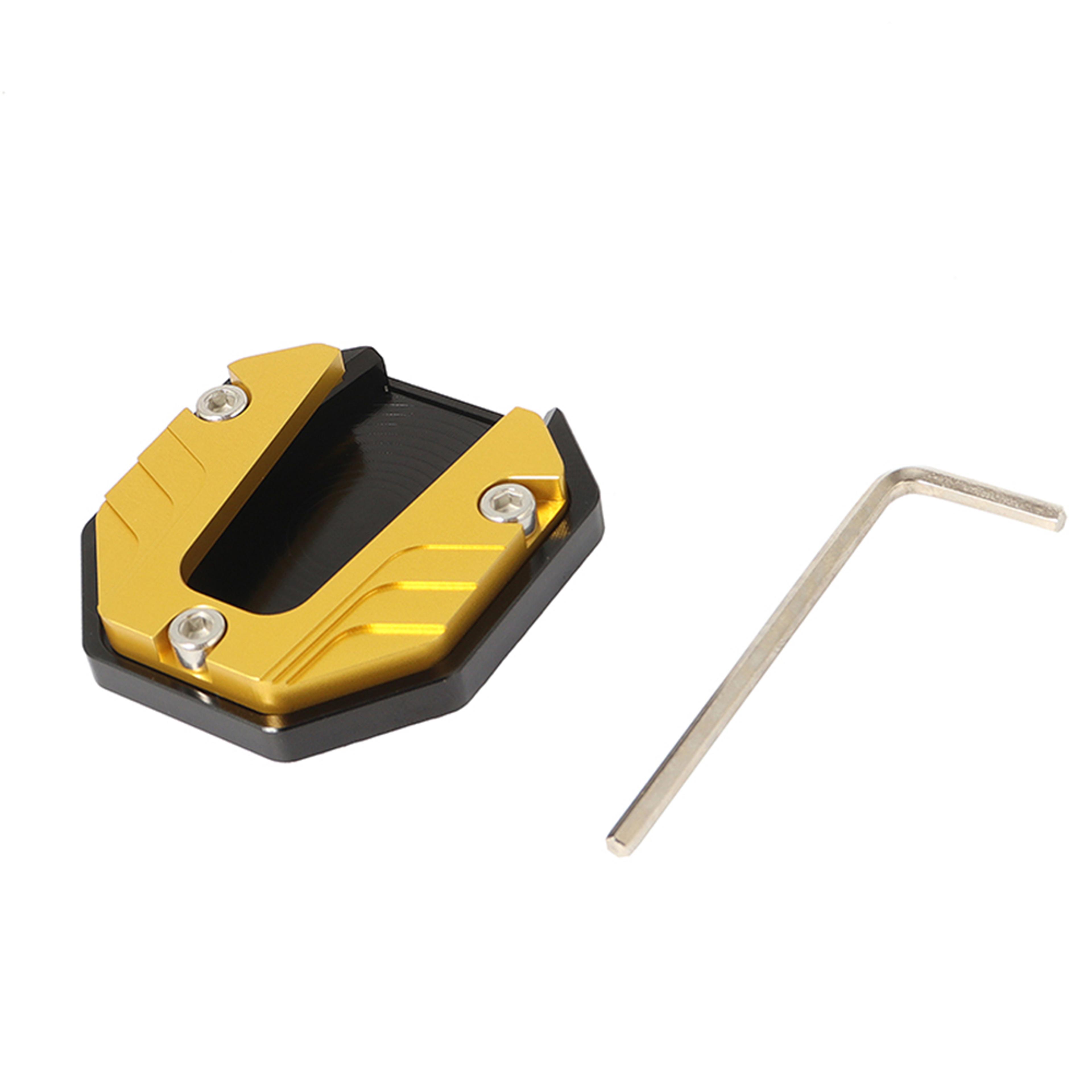 Motorcycle Kickstand Extender Foot Side Stand Extension Support Plate 6