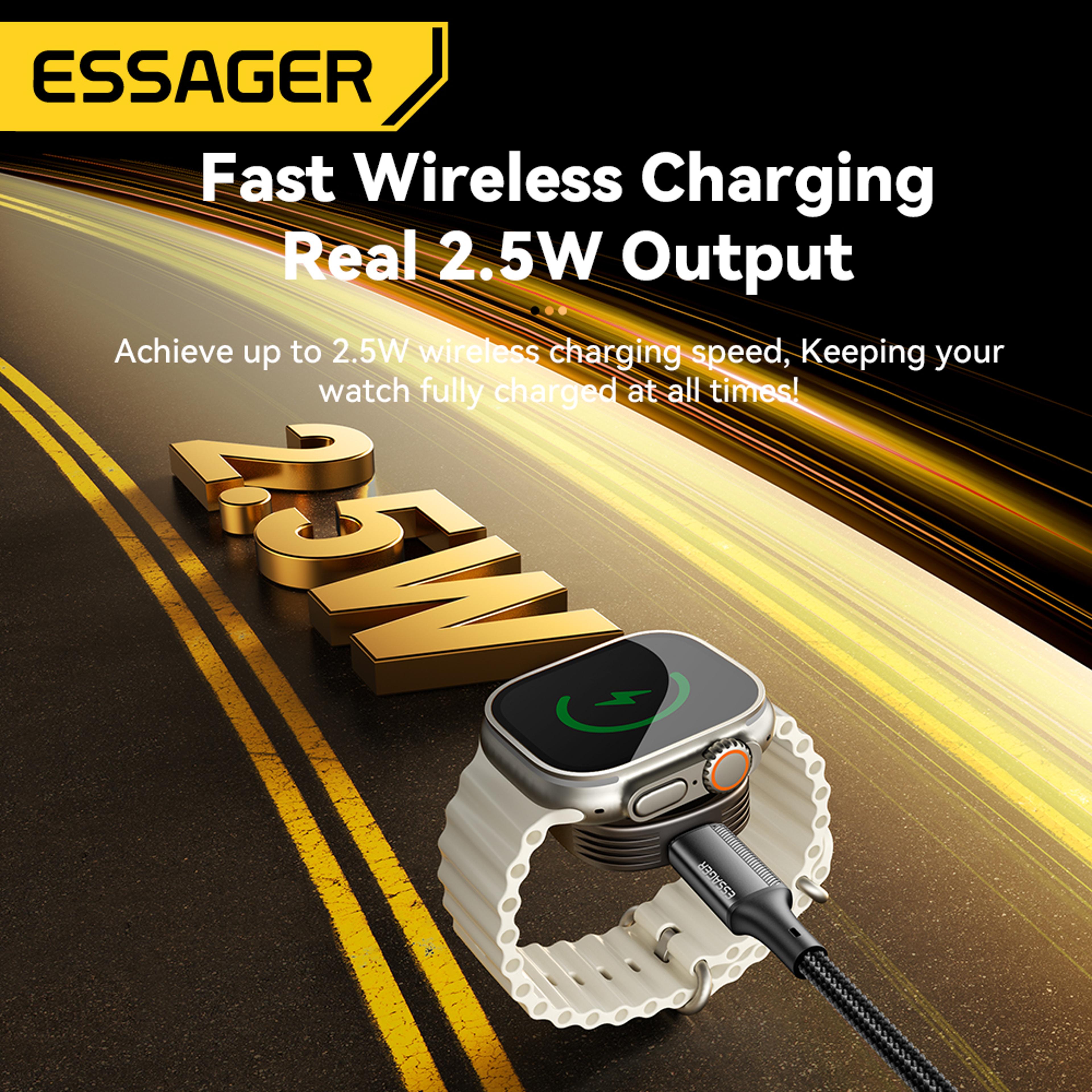 Magnetic Wireless Charger For Apple Watch Fast Charging USB Type C For IWatch Ultra All Apple Watch 2