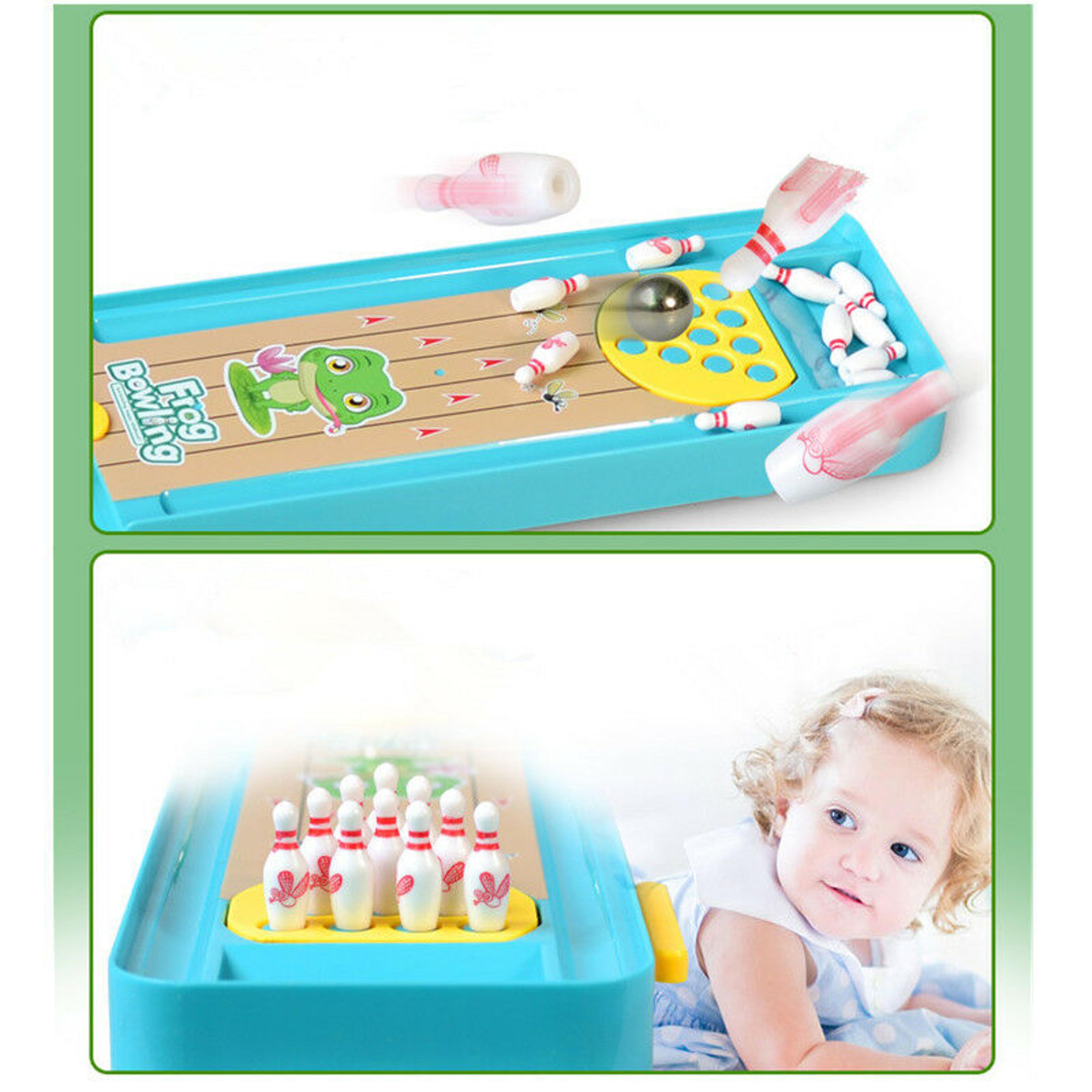 Mini Frog Bowling Interactive Game For Children Educational ParentChild Fun 6