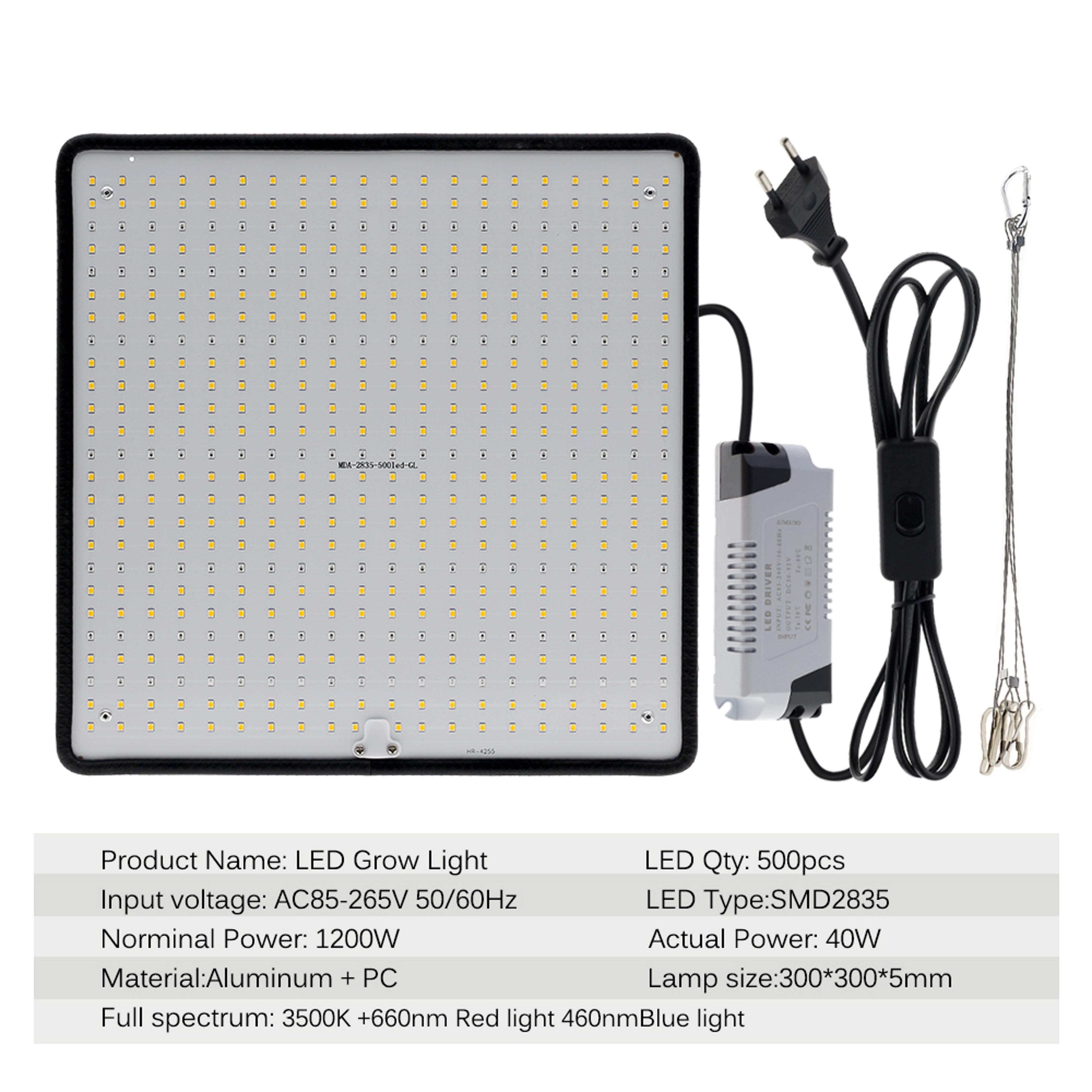 Full Spectrum LED Grow Light For Indoor Plants Boost Growth Yield 4