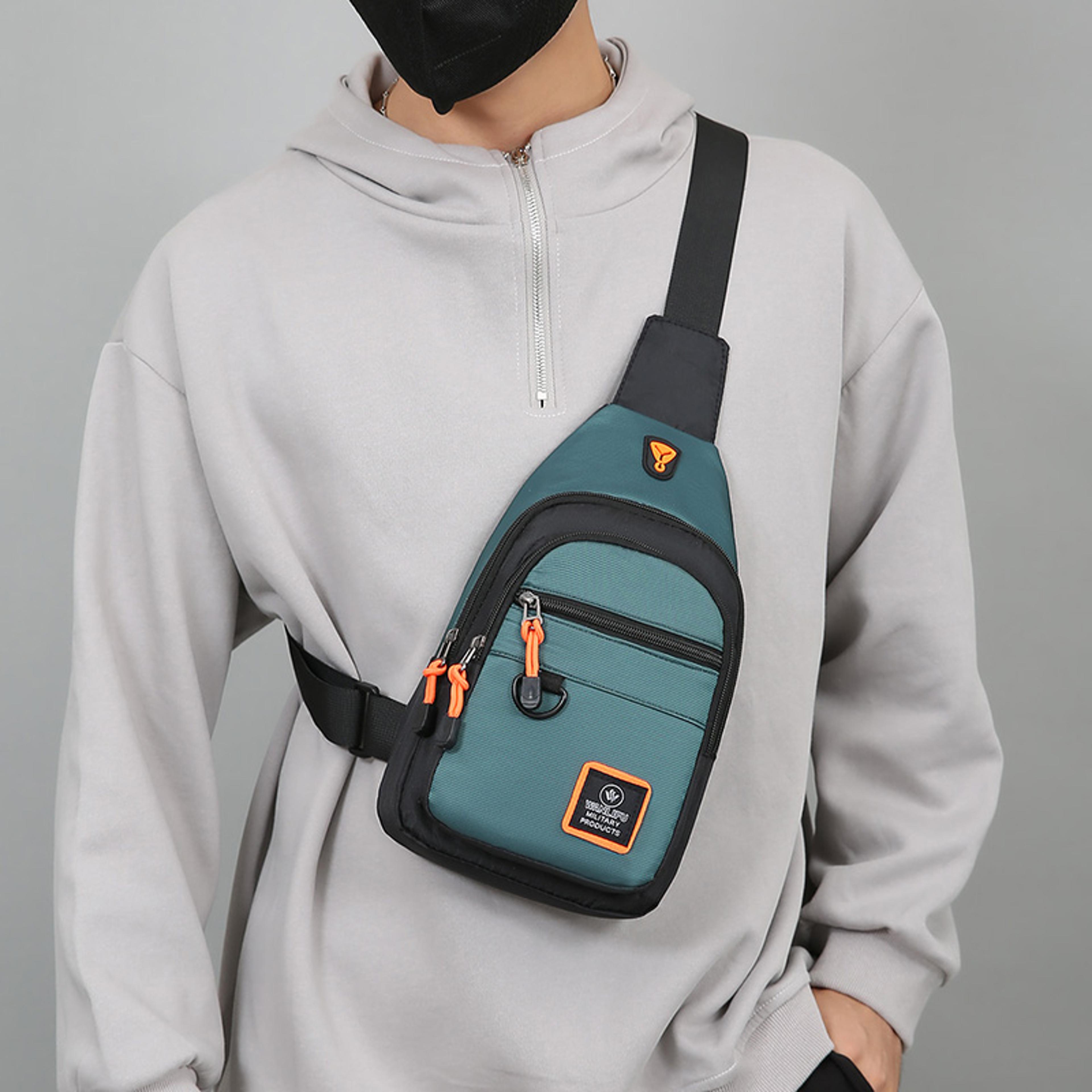 casual mens crossbody sling bag stylish, compact, and practical outdoor gear
