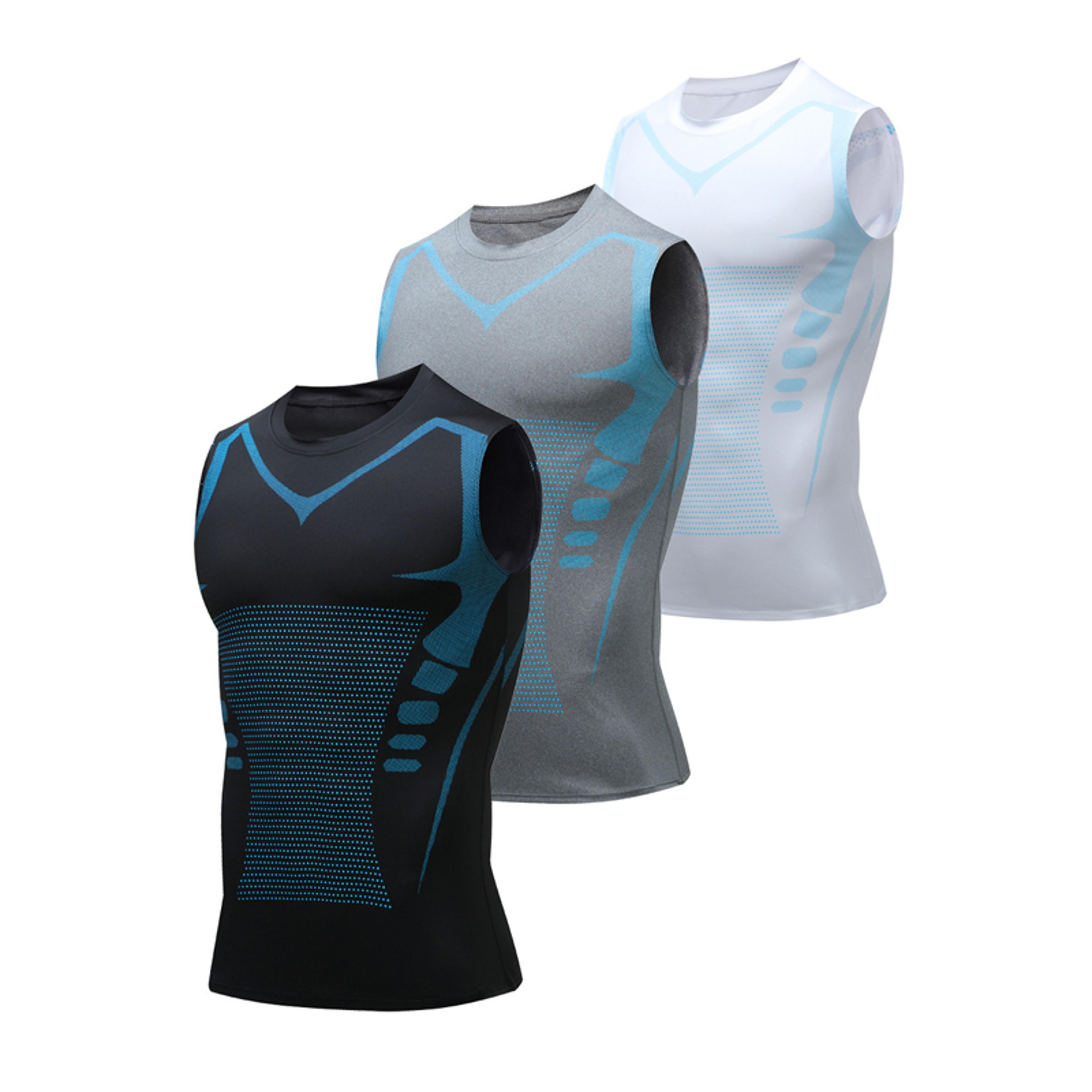 mens ice silk breathable training vest quick-dry sleeveless fitness tank