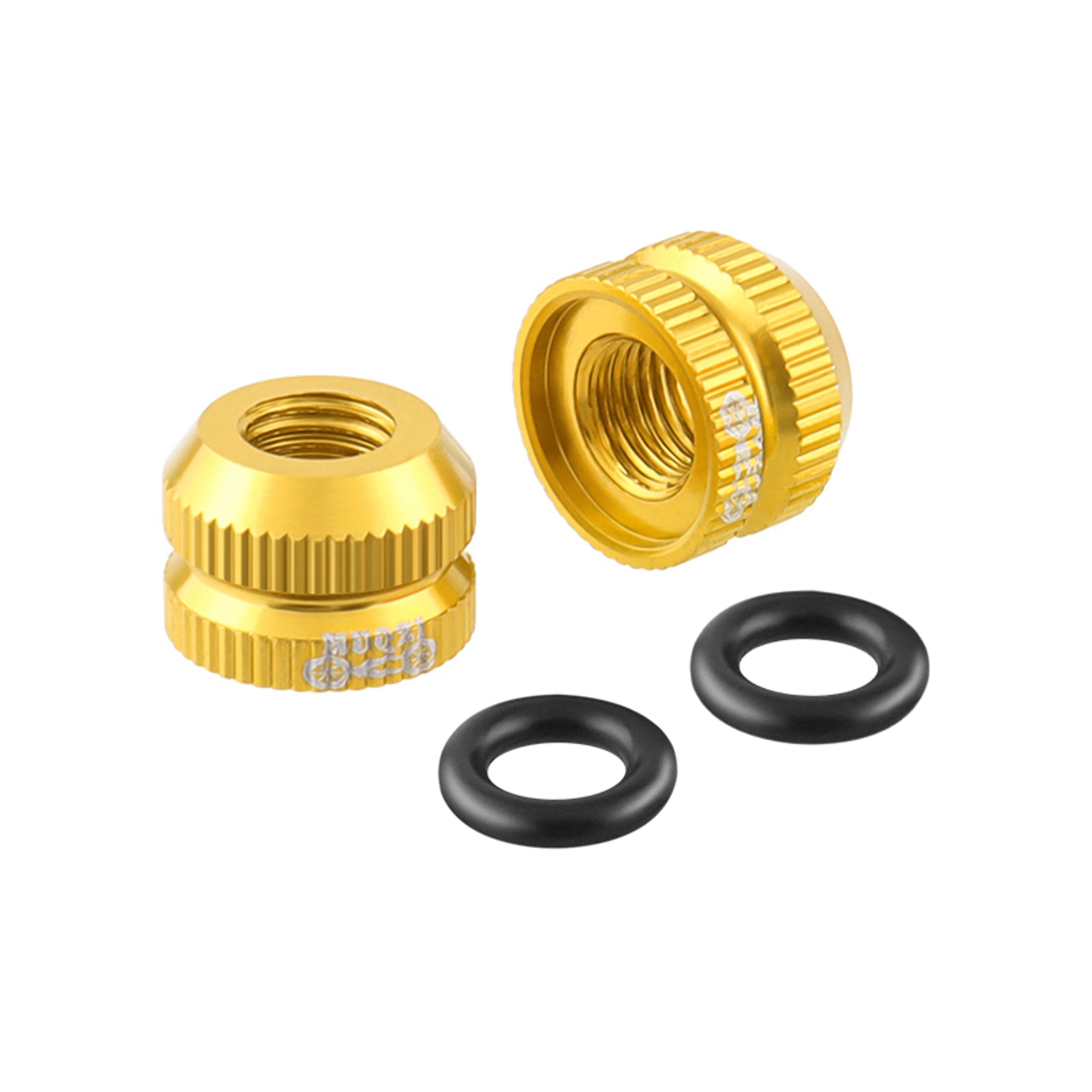 Premium Tubeless Bike Valve Nut Ultralight Presta Cap For MTB Road Bikes 7