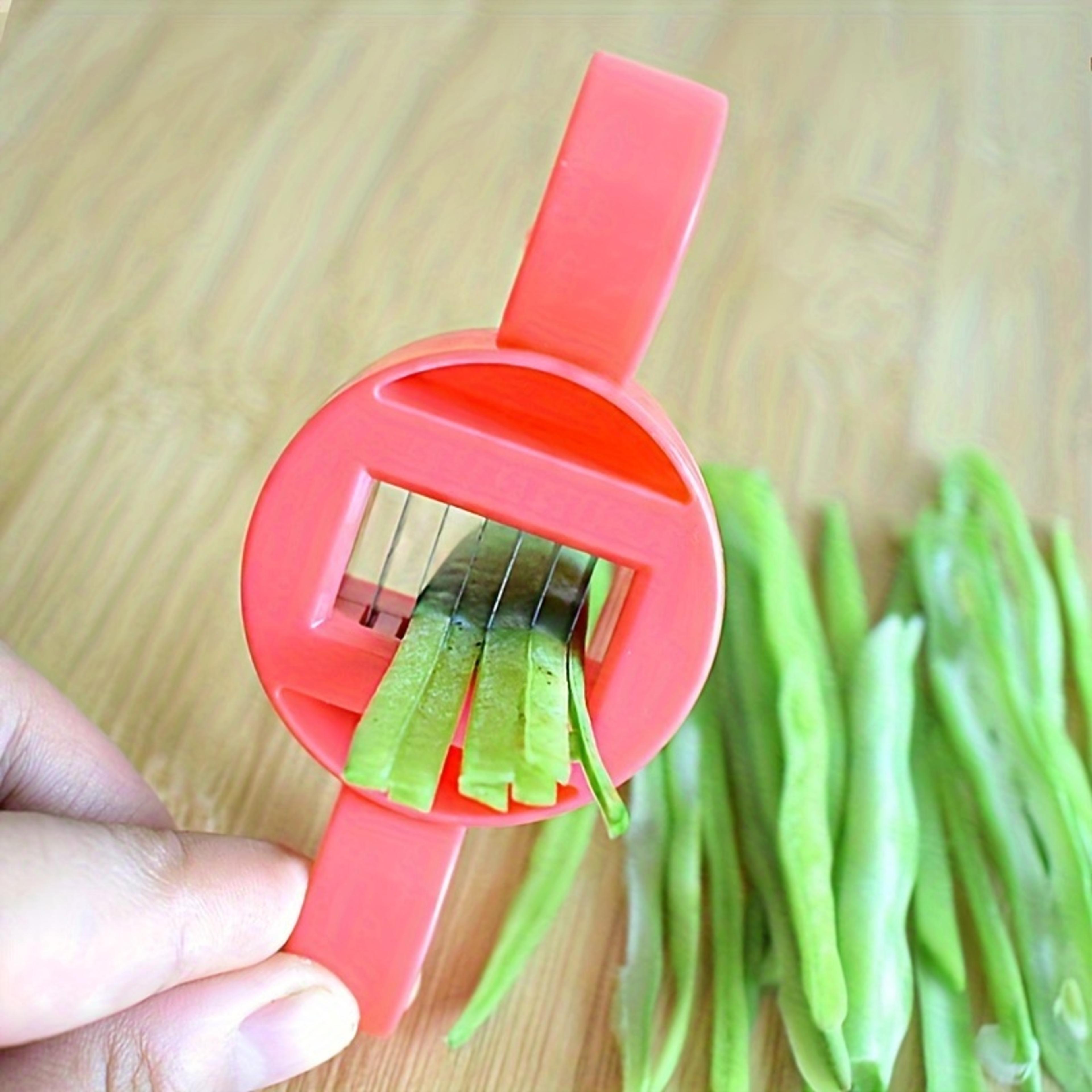 MultiFunction Vegetable Slicer For Bean Sprouts Strings Compact Kitchen Cutter Tool 1