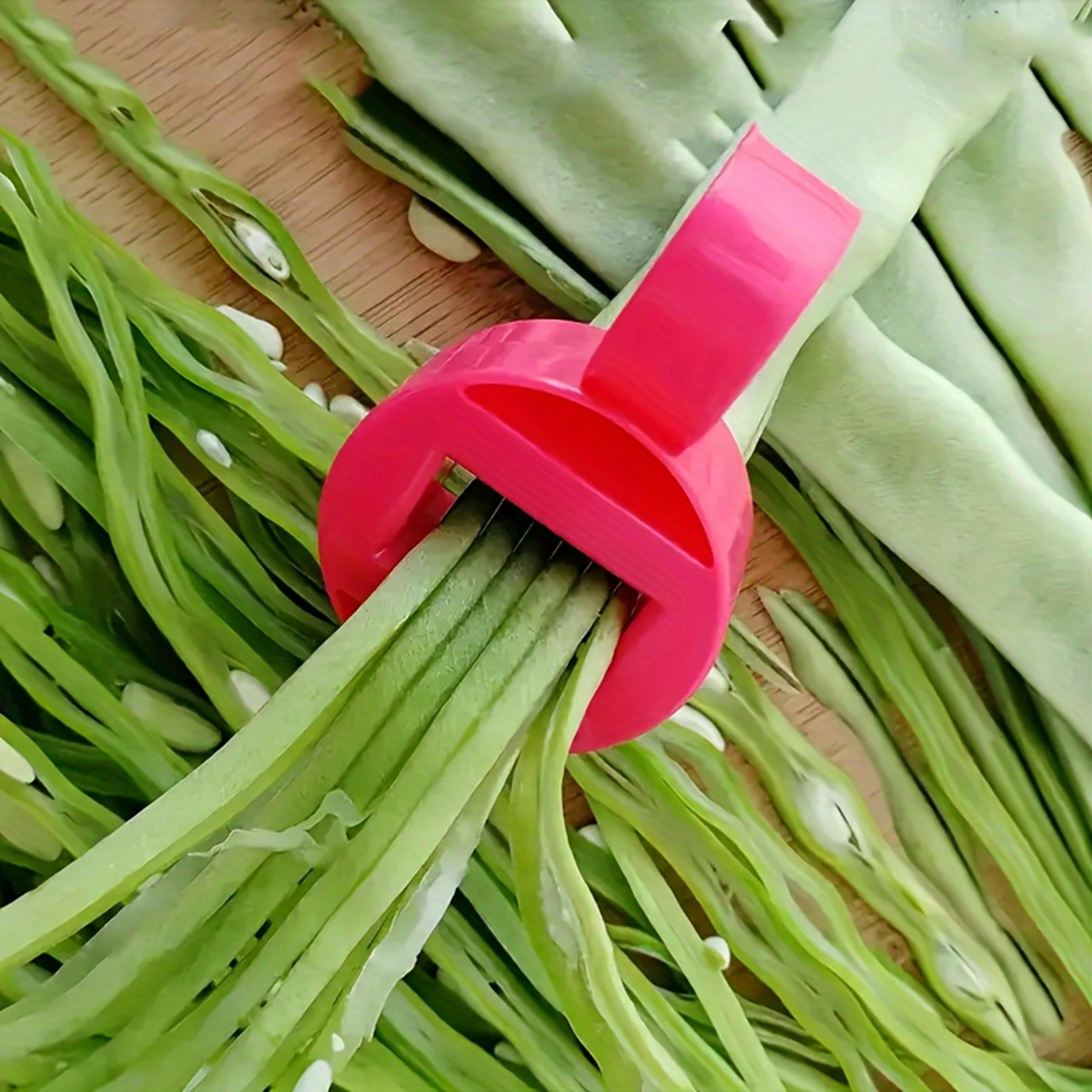 MultiFunction Vegetable Slicer For Bean Sprouts Strings Compact Kitchen Cutter Tool 3