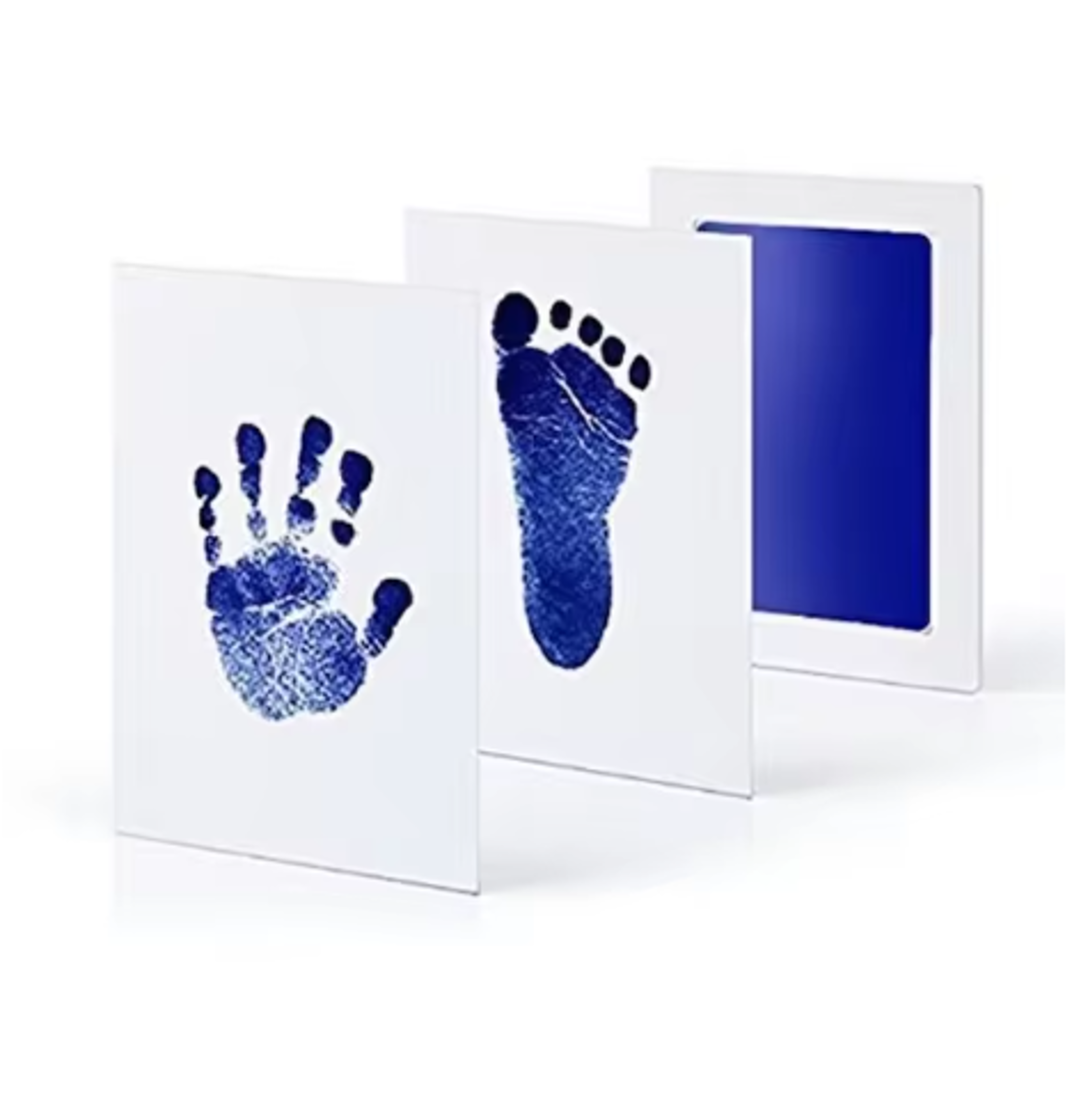 Hand And Footprint Kit Ink Newborn Baby DIY Photo Frame Handprint Pads Safe Clean Baby Shower Gift 6